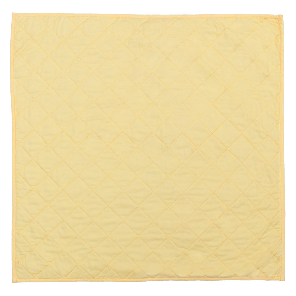 Yellow Diamond Quilt Euro Sham