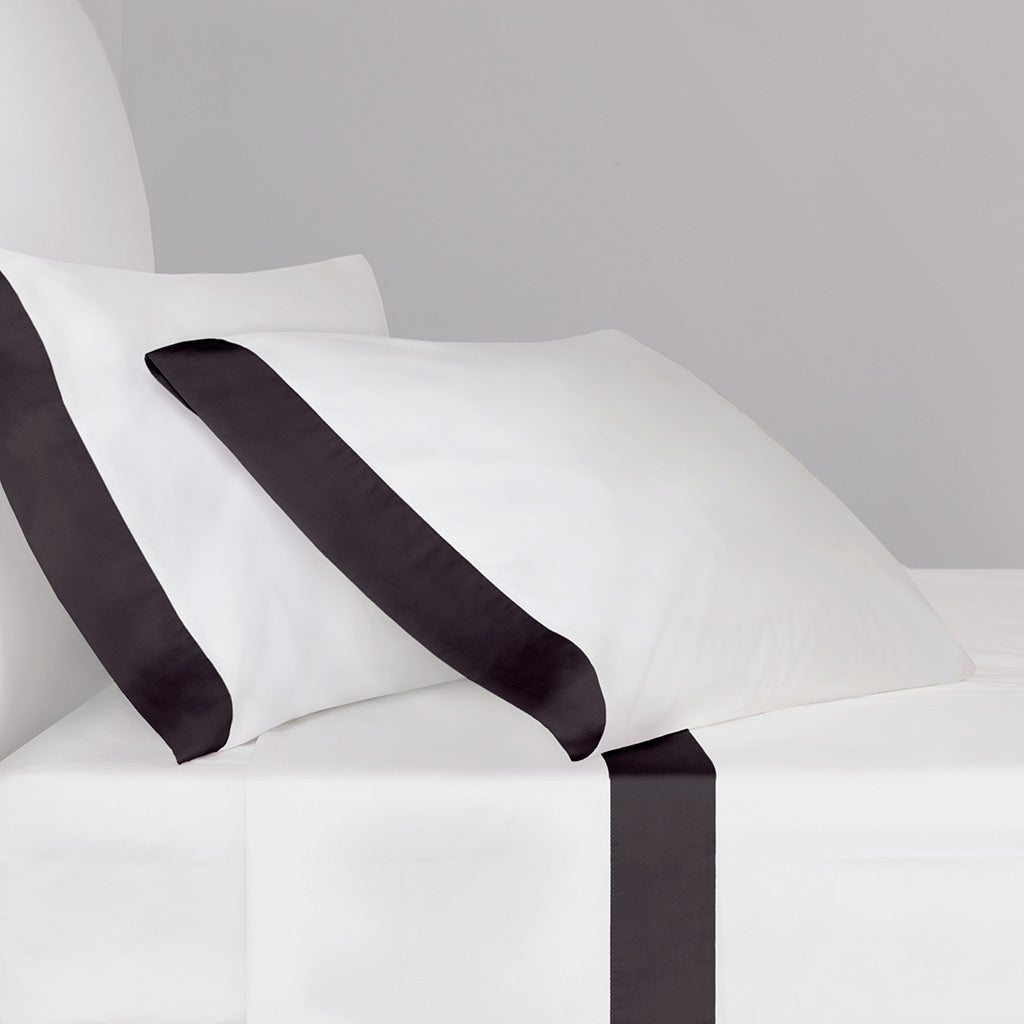 Black Border Pillowcase Pair