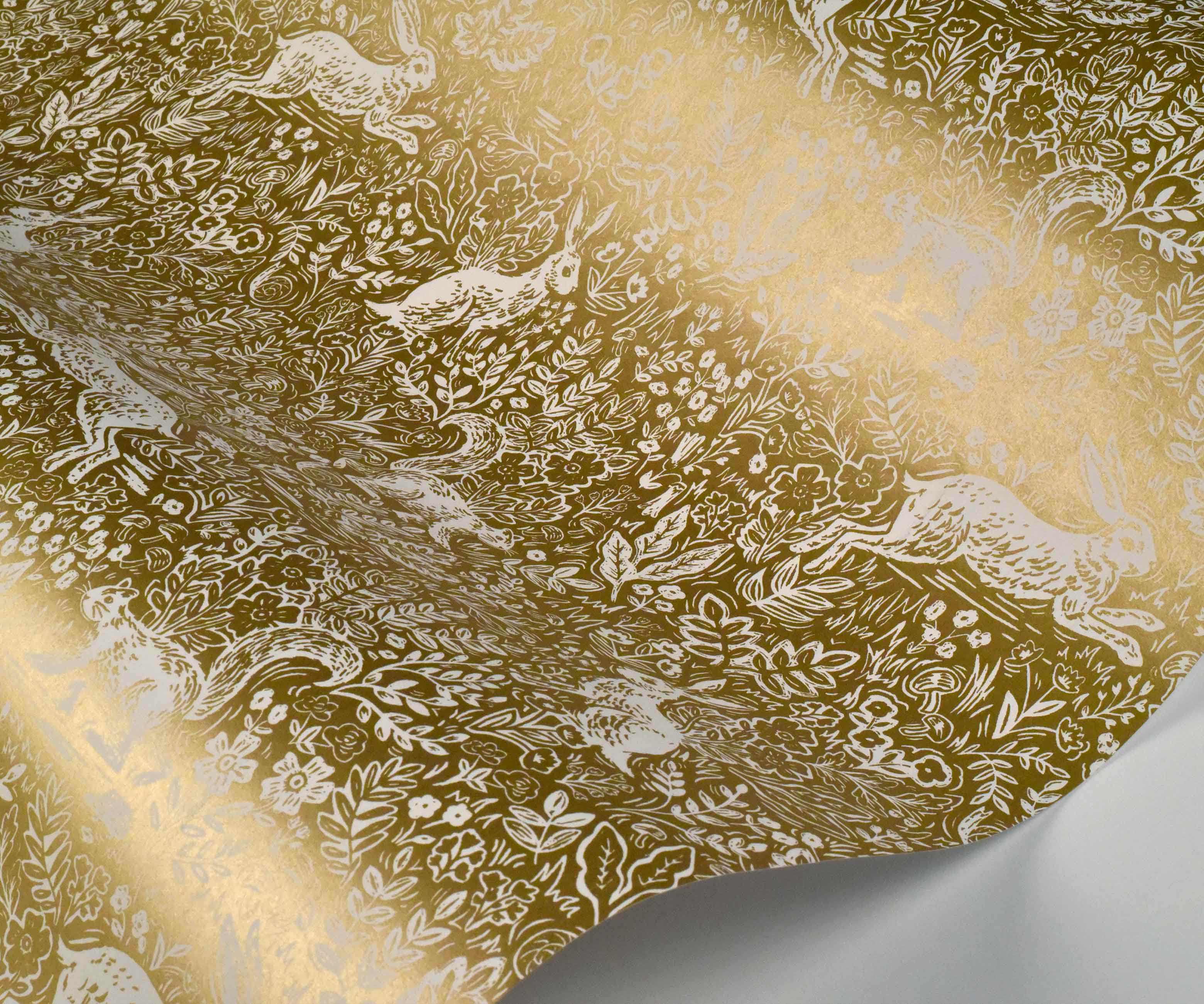 Fable Wallpaper - Metallic Gold