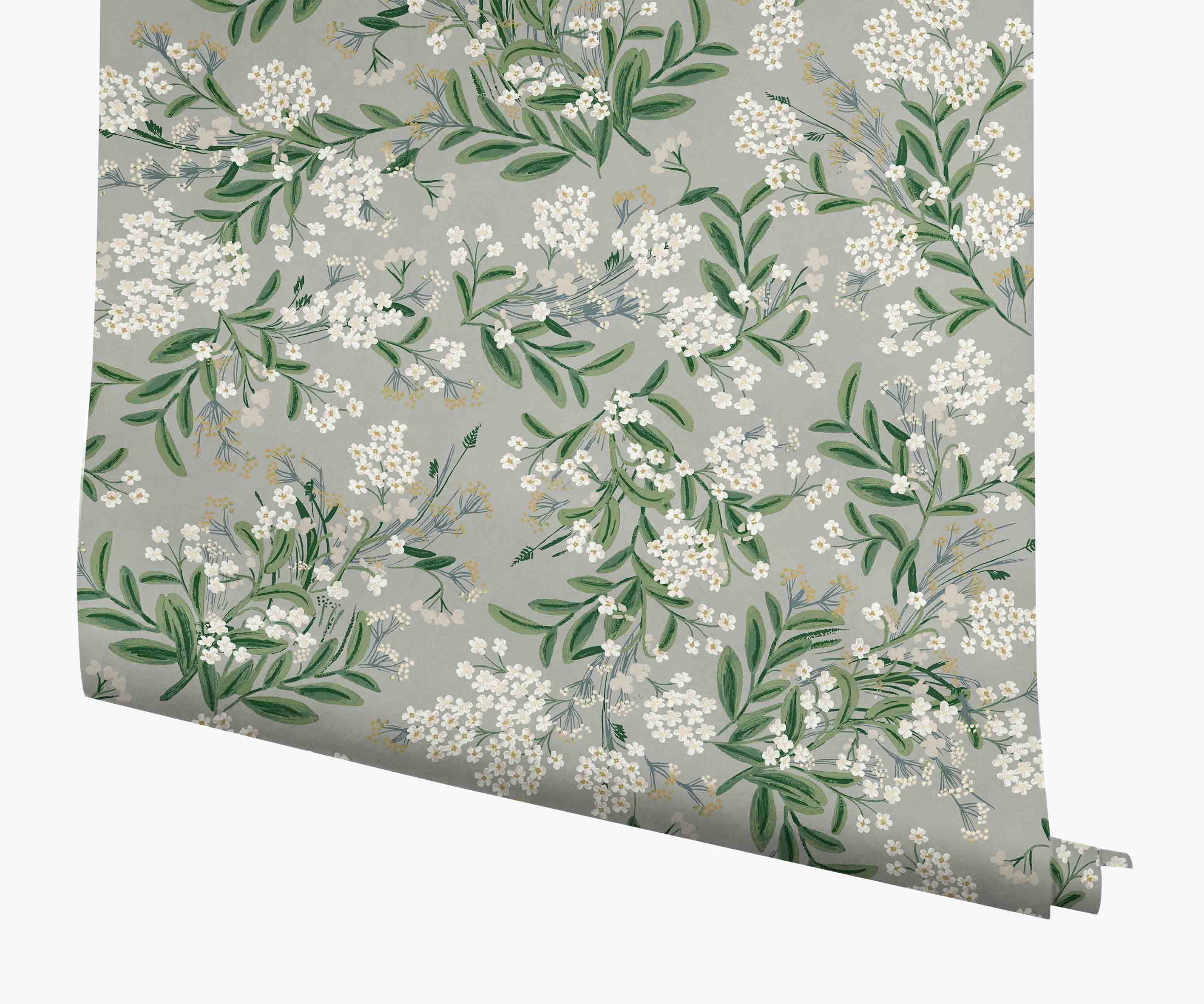 Cornflower Wallpaper - Grey