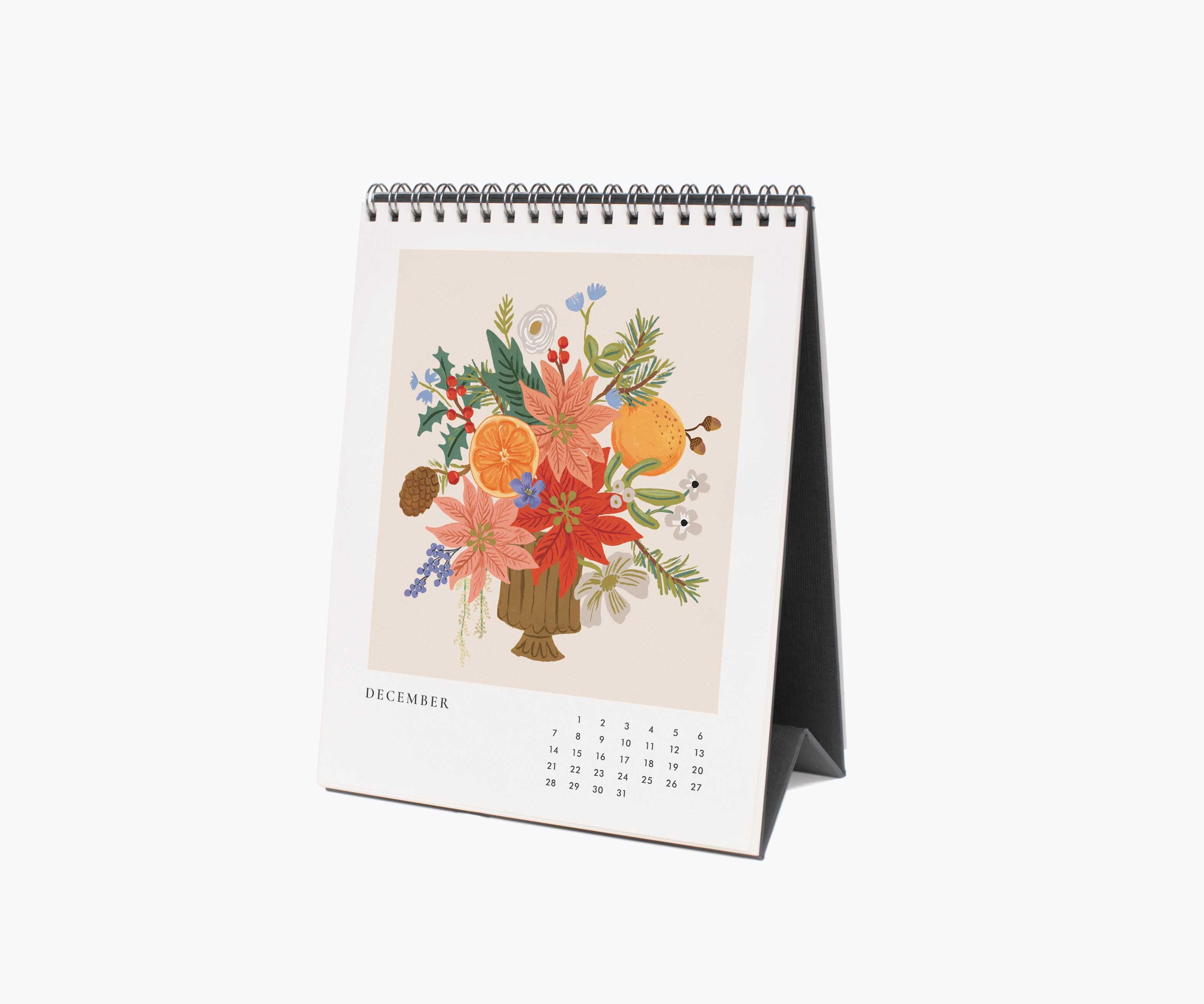 2025 Desk Calendar - Flower Studies