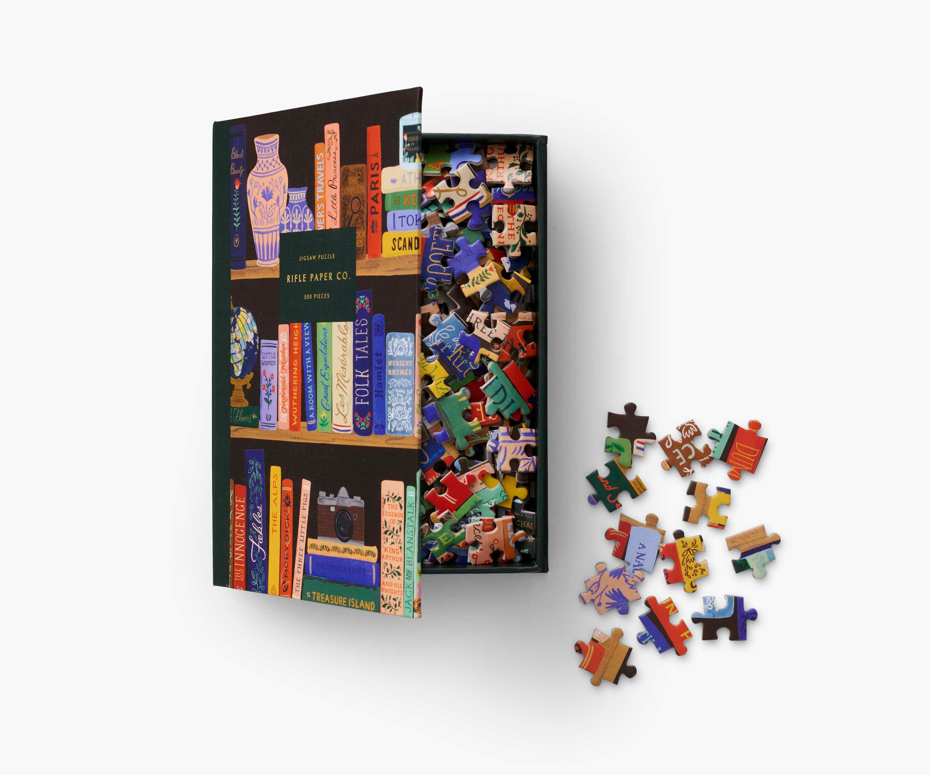 Jigsaw Puzzle - Bookshelf