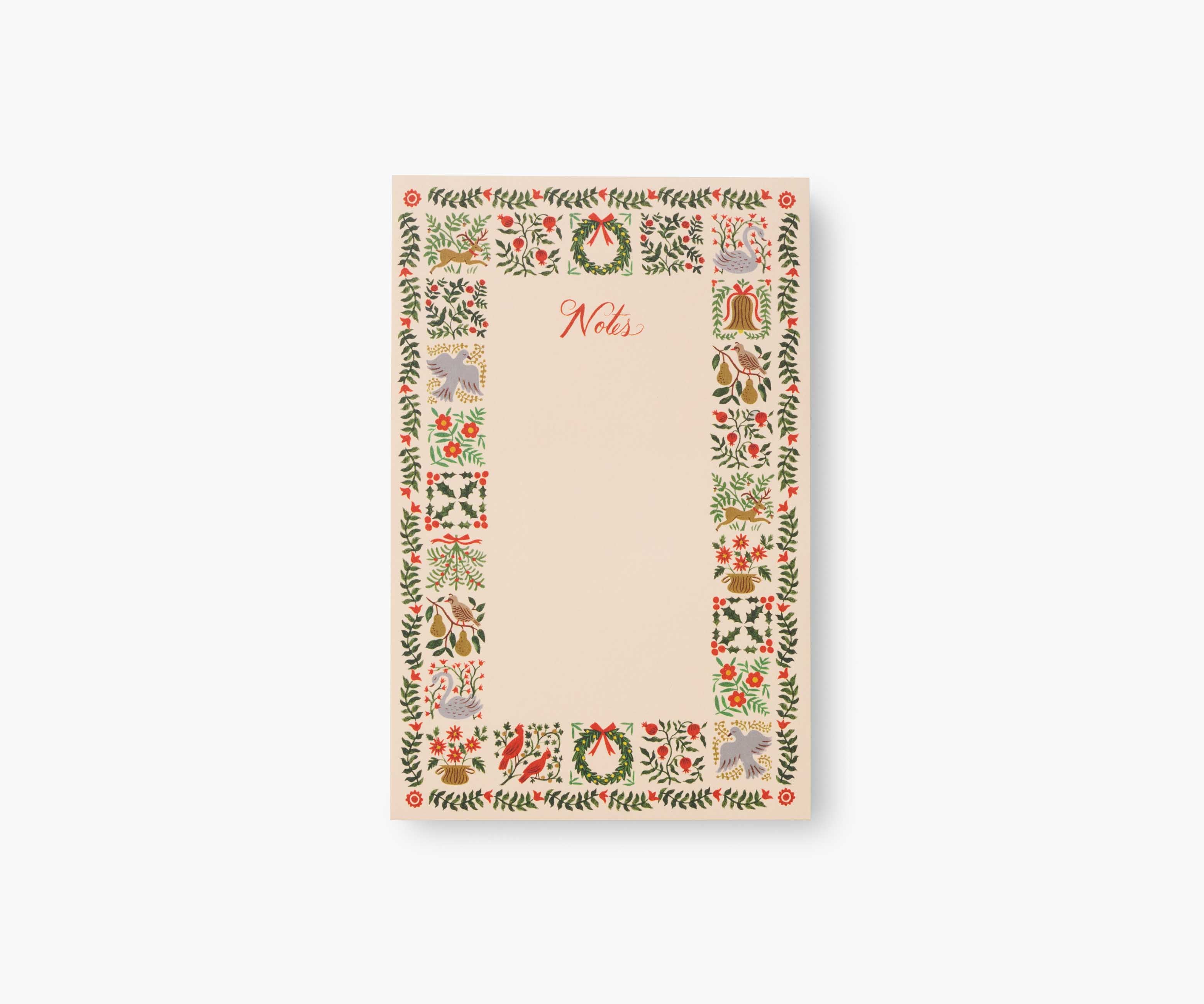 Holiday Notepad - Christmastide