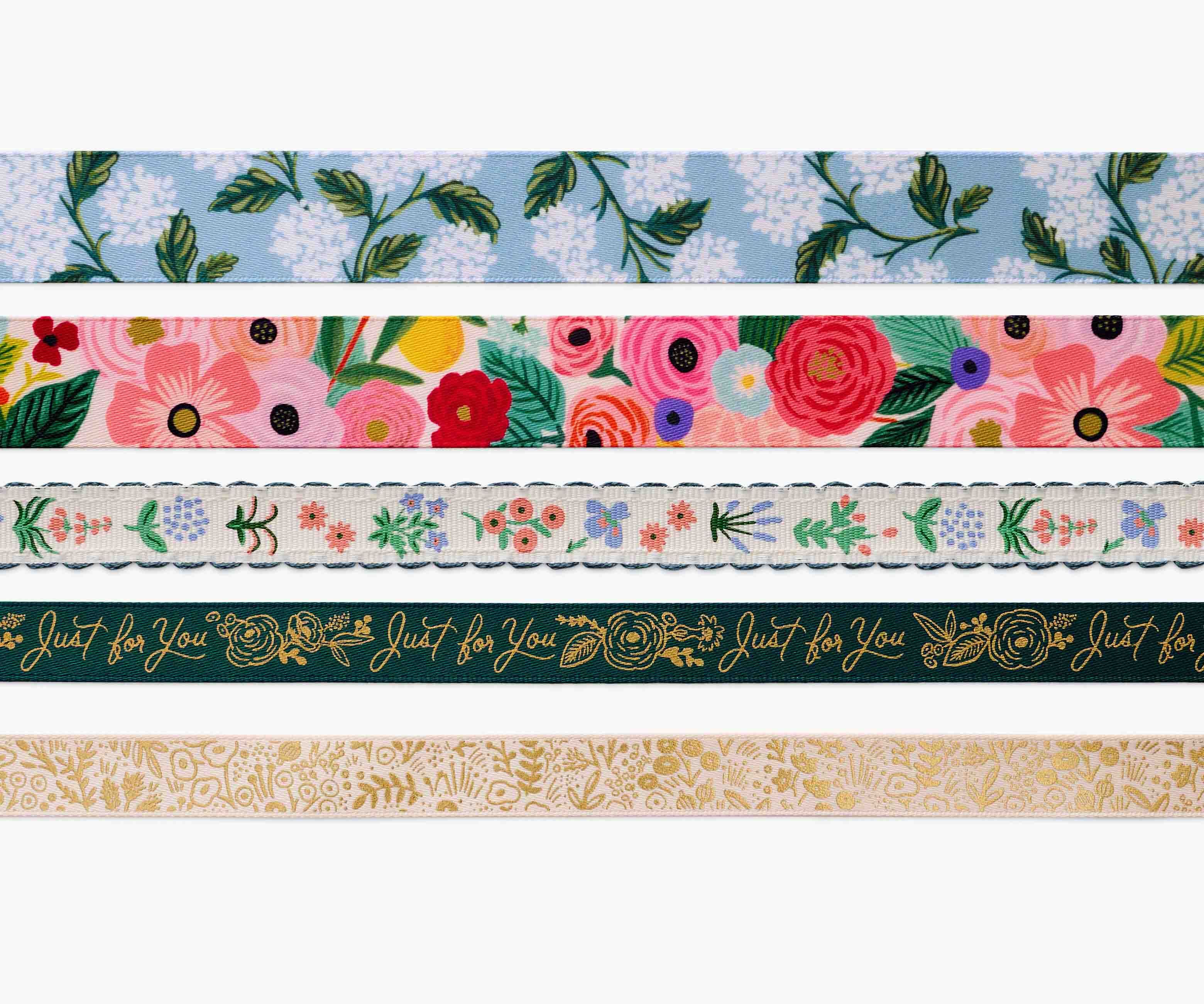 Ribbon Set of 5 - Garden Party