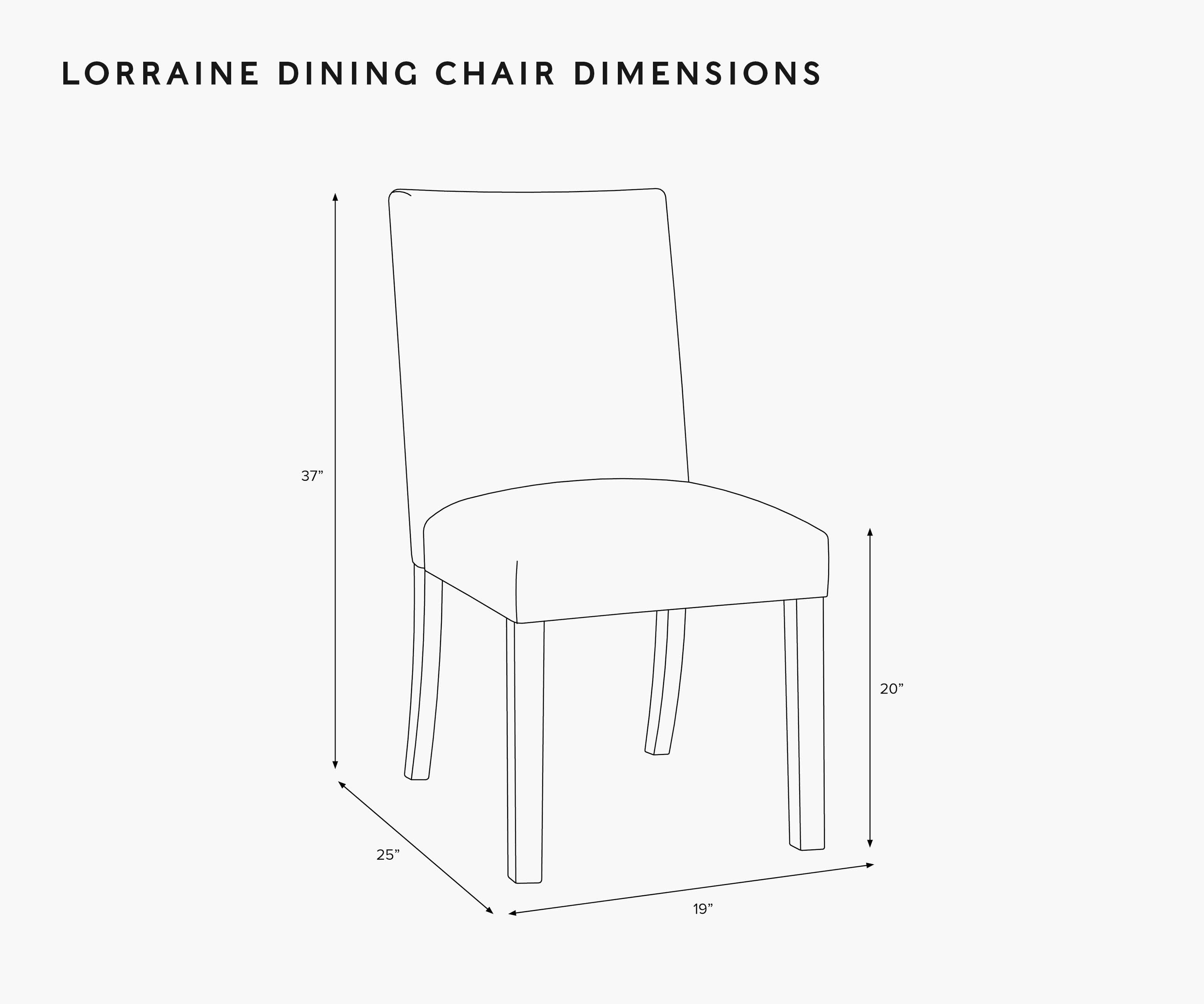 Lorraine Dining Chair - Garden Party Blue