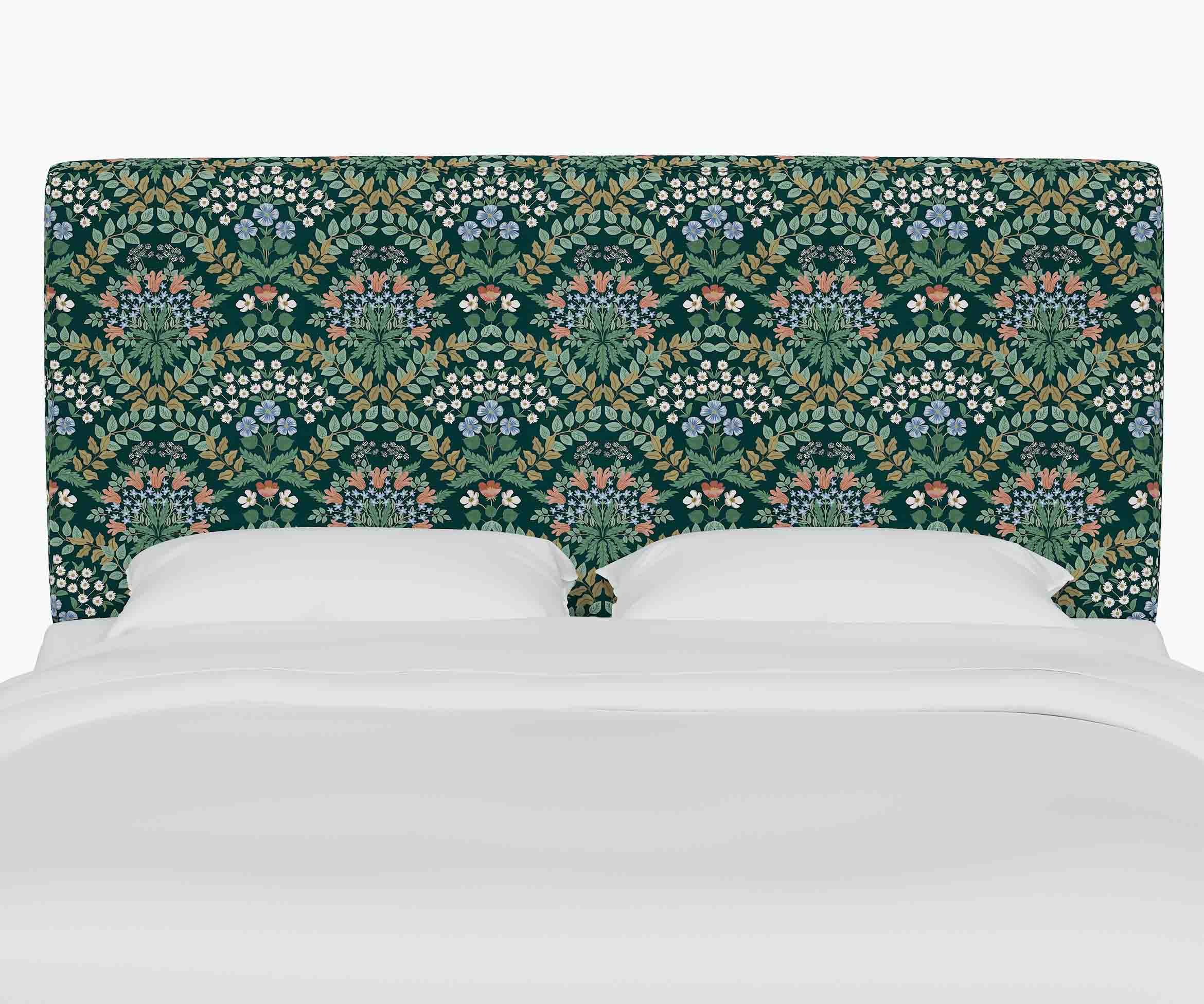 Elly Headboard - Emerald Velvet