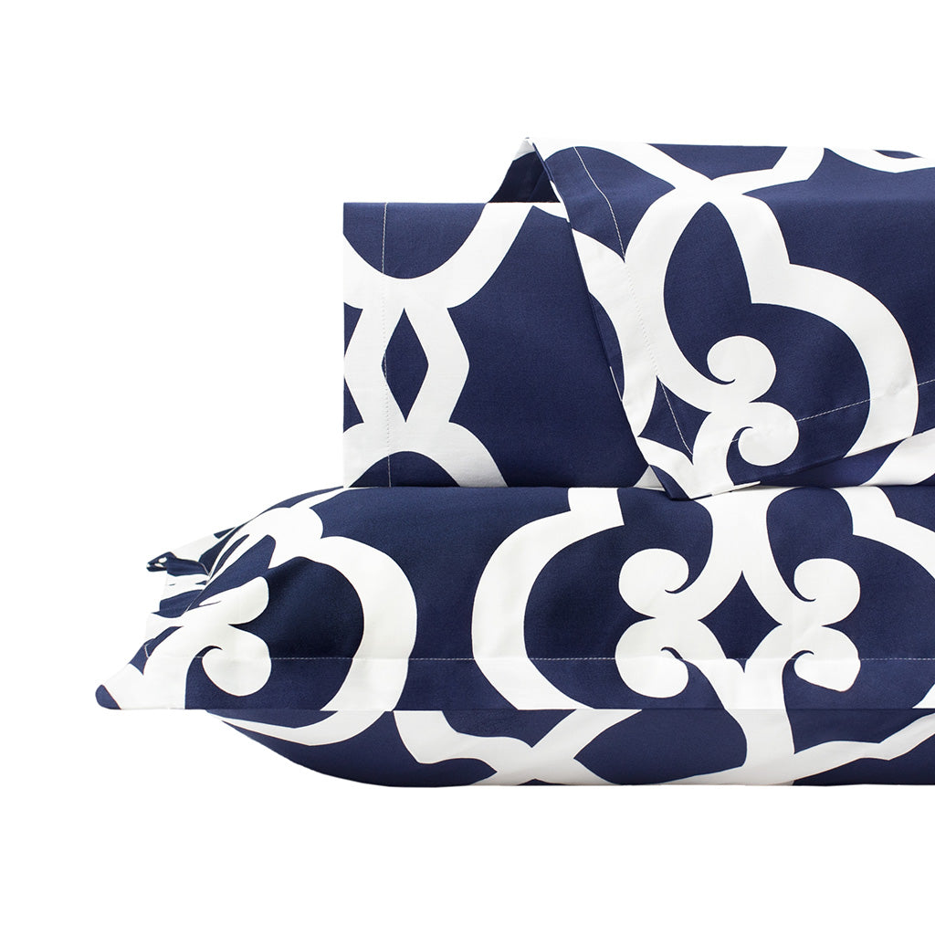 Navy Pacific Duvet Cover