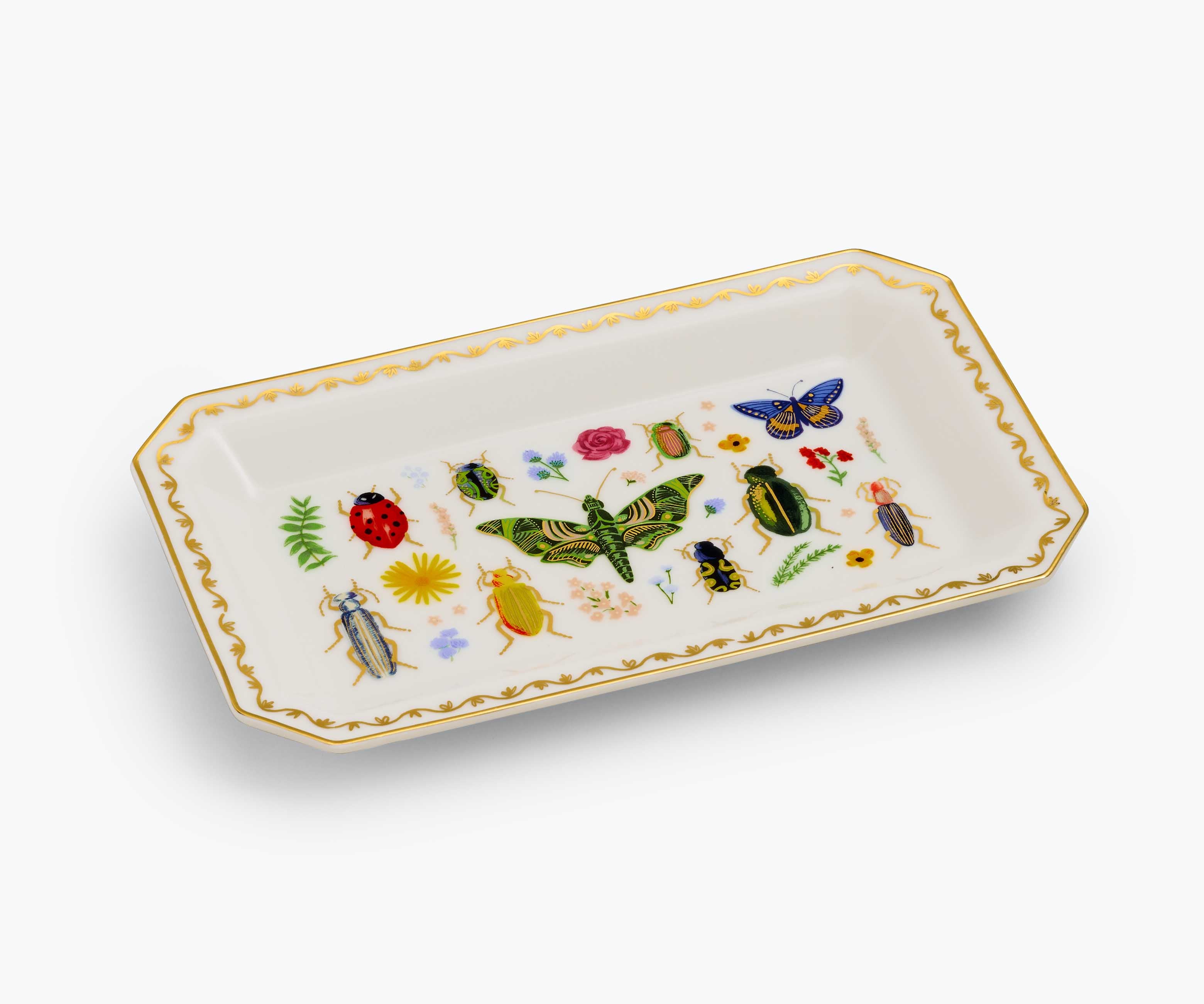 Porcelain Large Catchall Tray - Curio