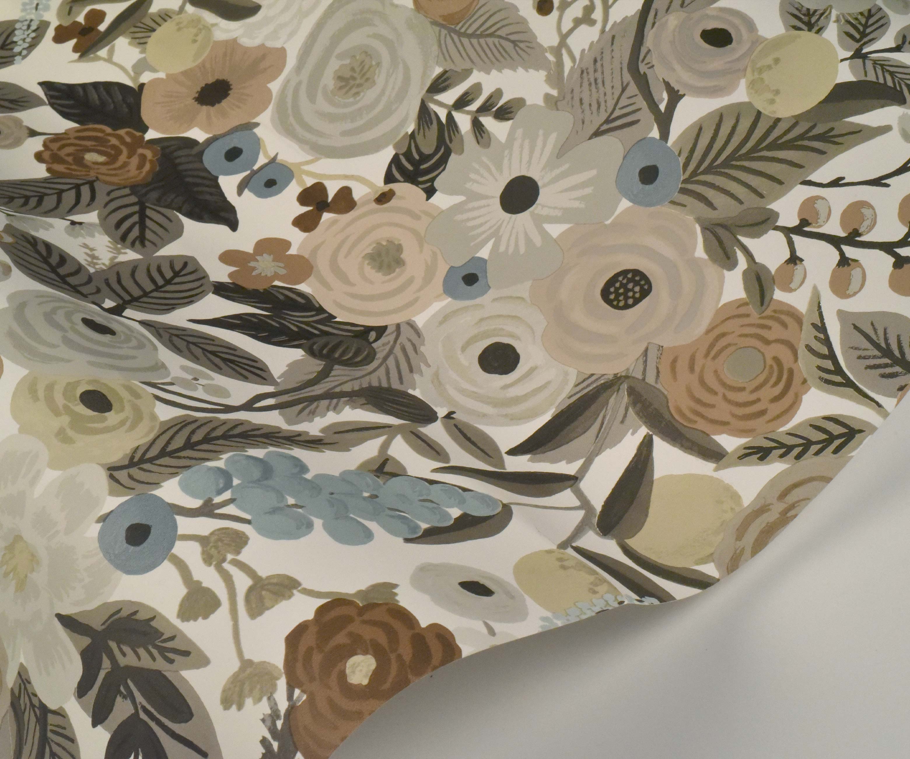 Garden Party Wallpaper Sample - Linen Multi