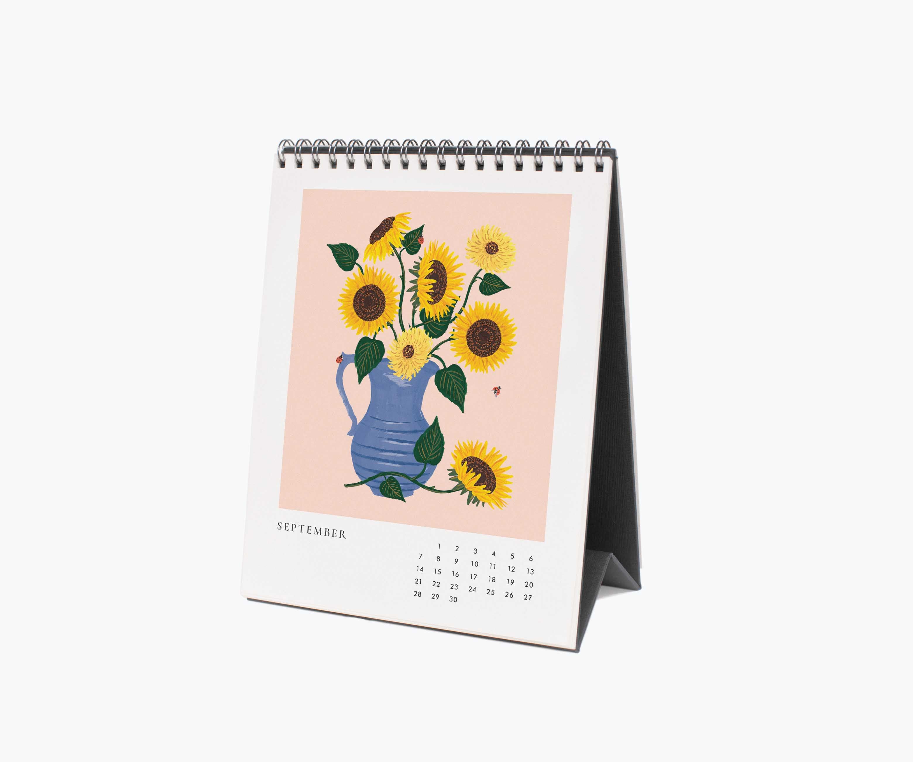 2025 Desk Calendar - Flower Studies