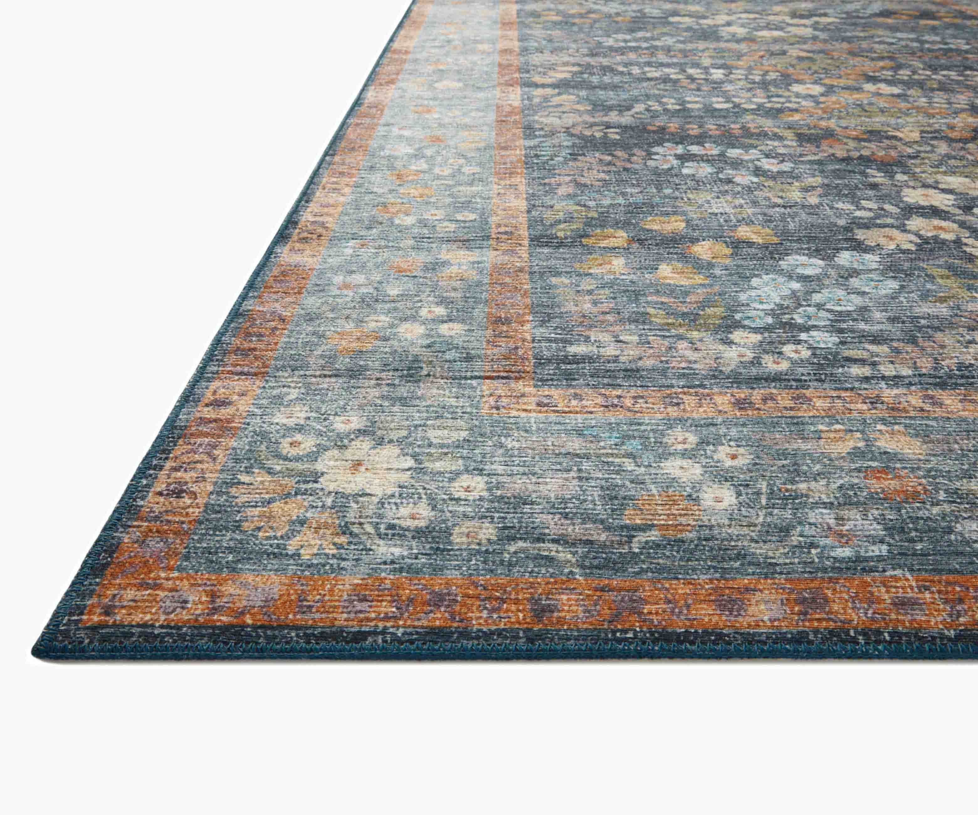 Palais Kensington Printed Rug - Indigo