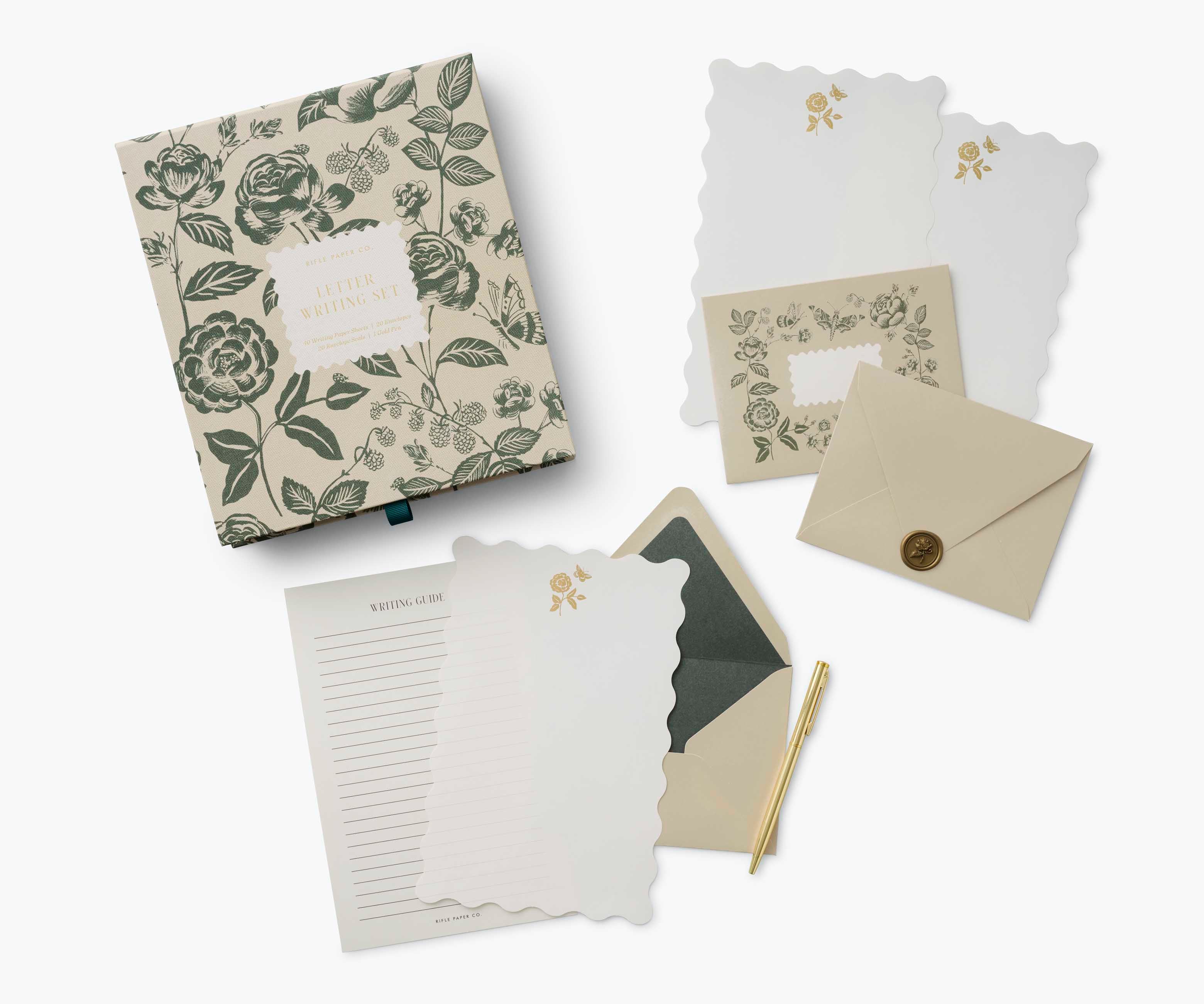 Letter Writing Set - English Rose