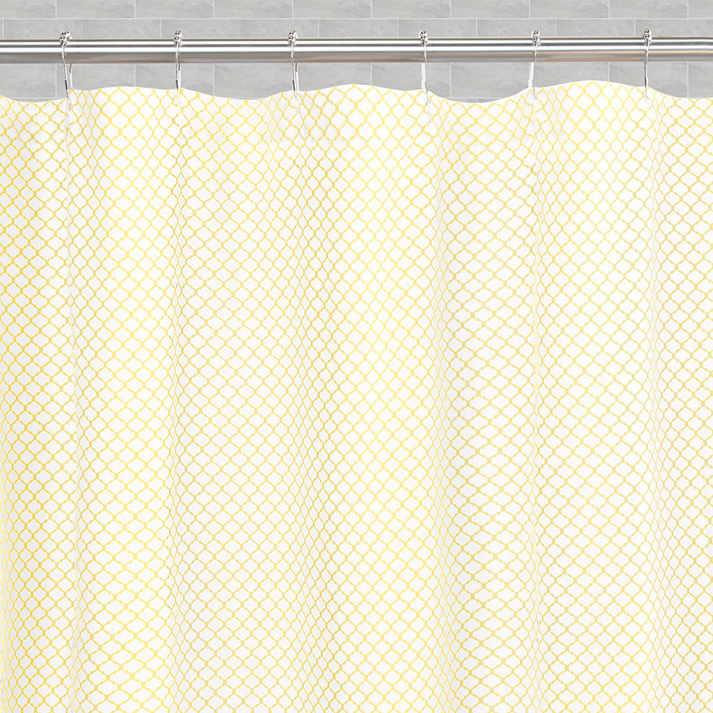 Yellow Cloud Shower Curtain