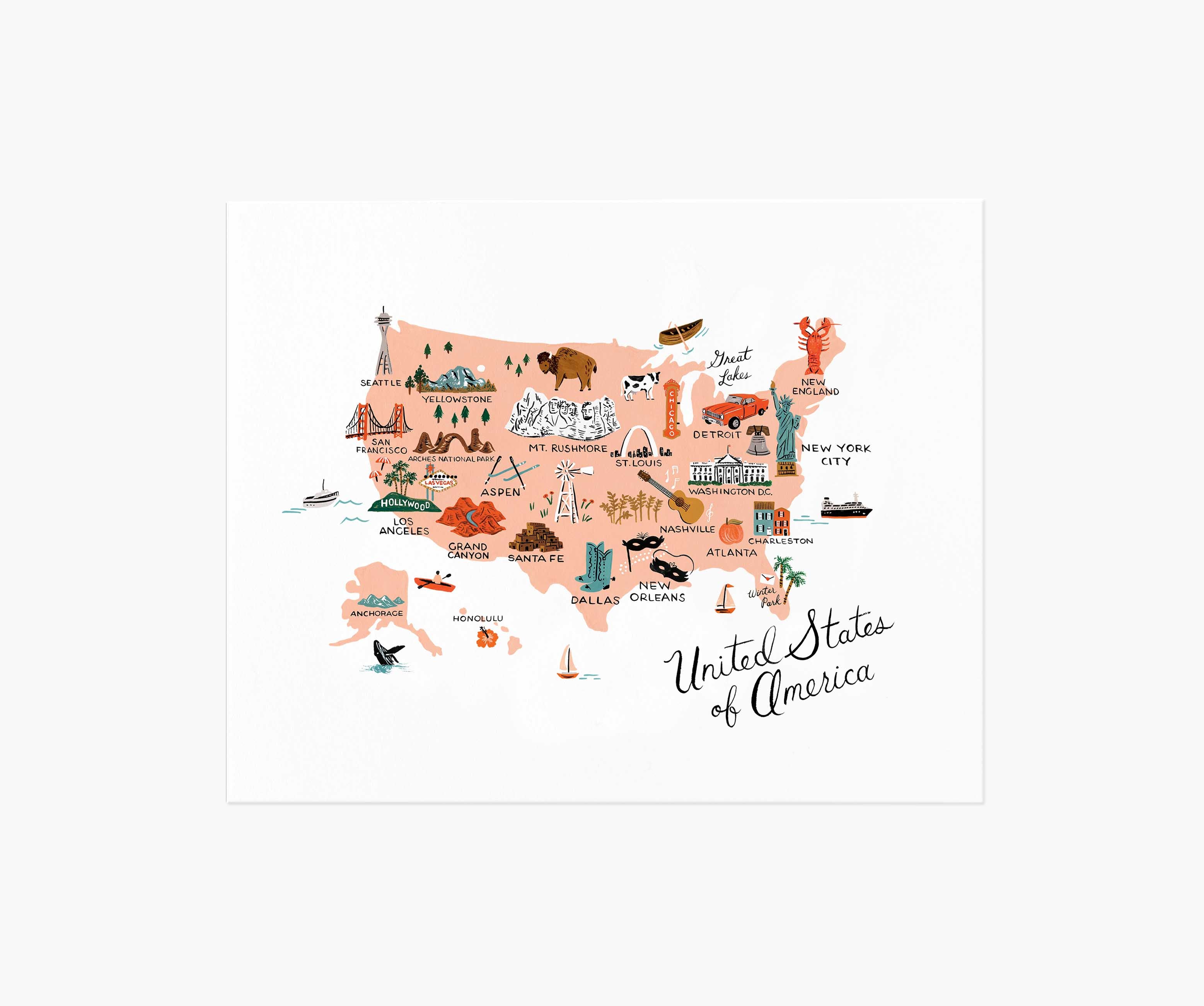 United States of America Art Print