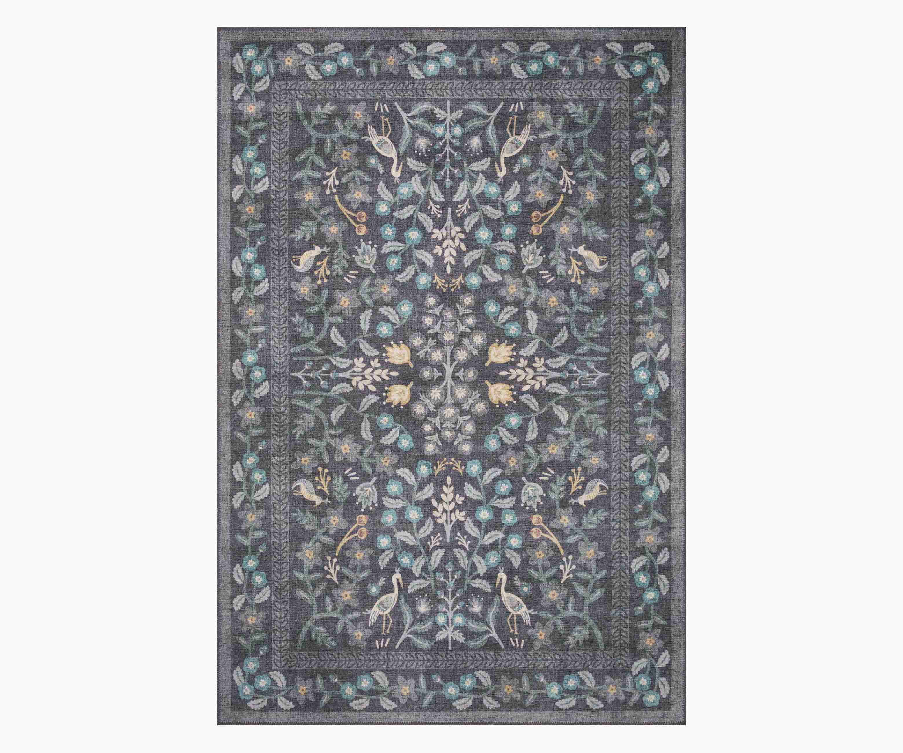 Maison Nightingale Power Loomed Rug - Black