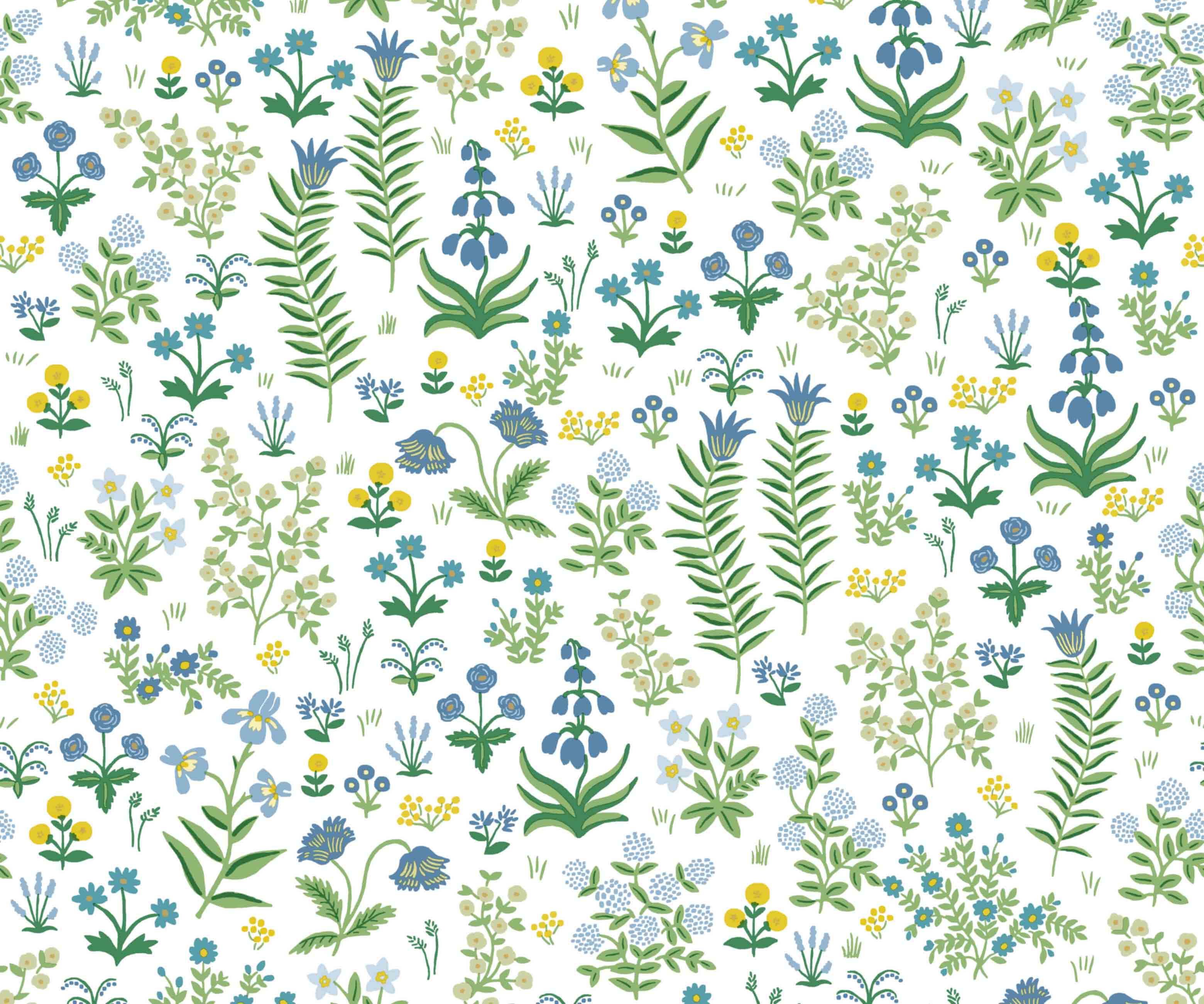 Menagerie Garden Peel & Stick Wallpaper - Blue Multi