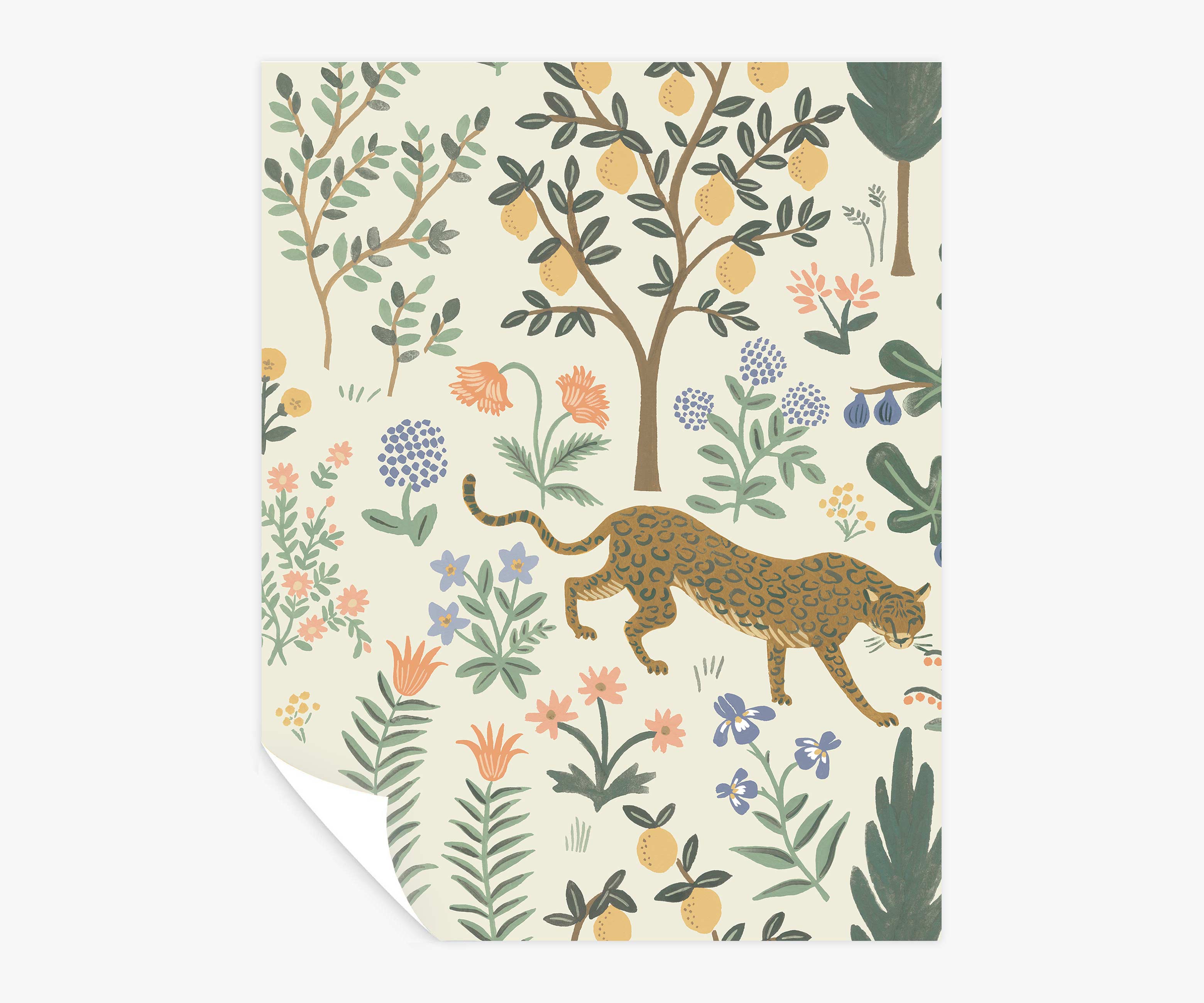 Menagerie Peel & Stick Wallpaper Sample - Cream