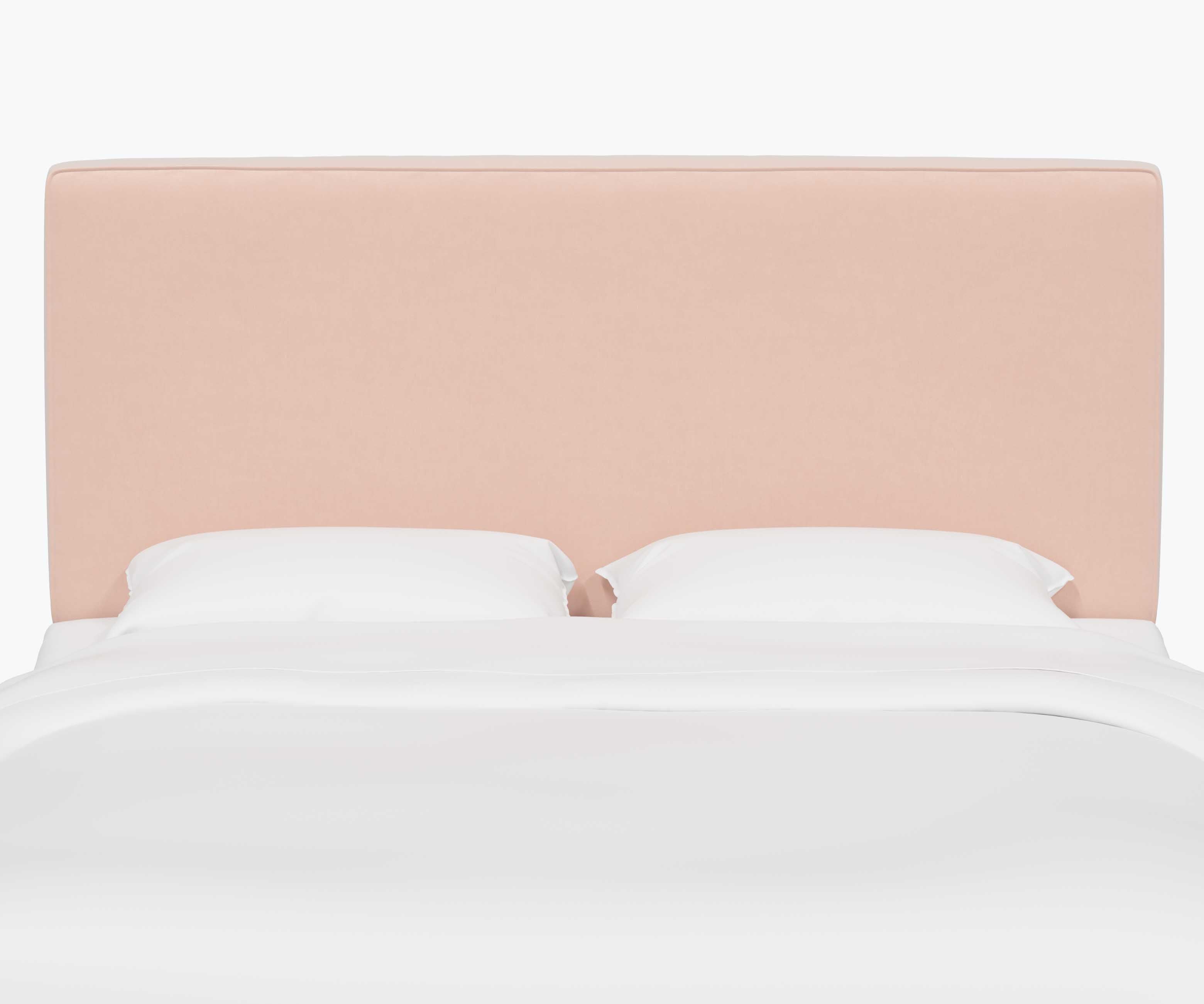 Elly Headboard - Blush Velvet