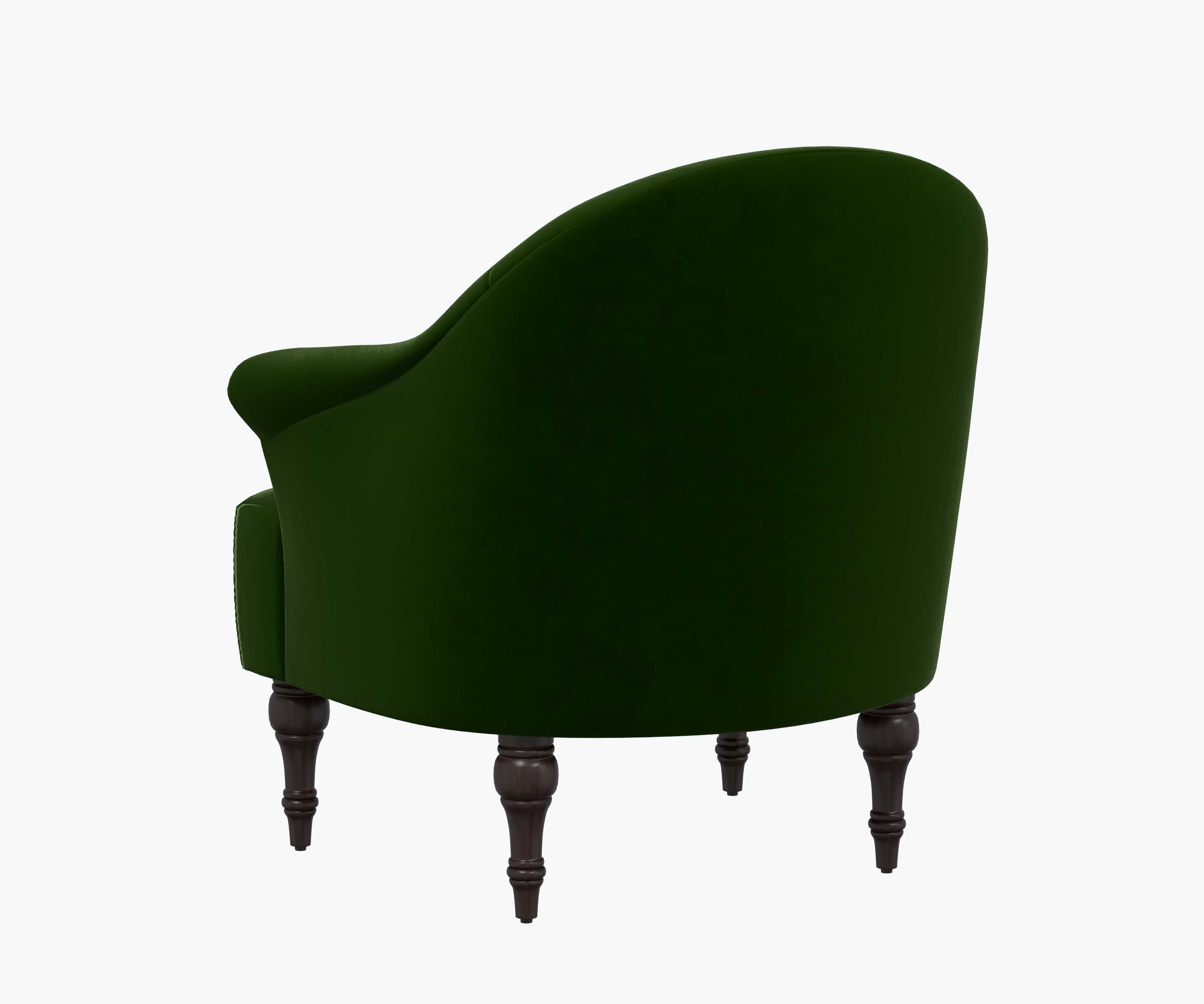 Gramercy Armchair - Emerald Velvet