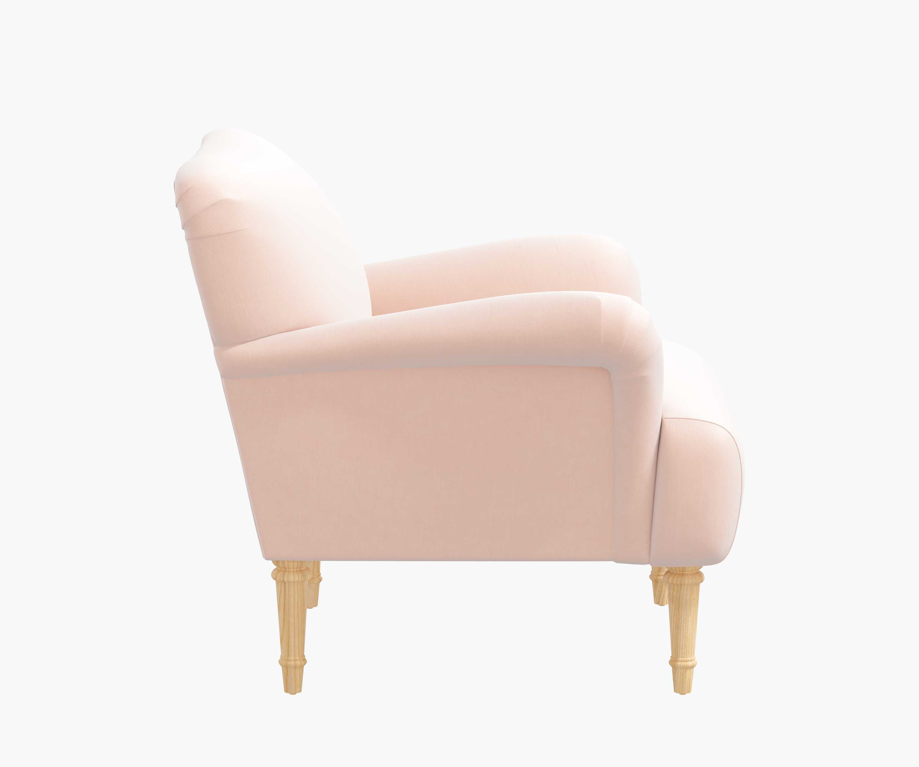 Bristol Armchair - Blush Velvet