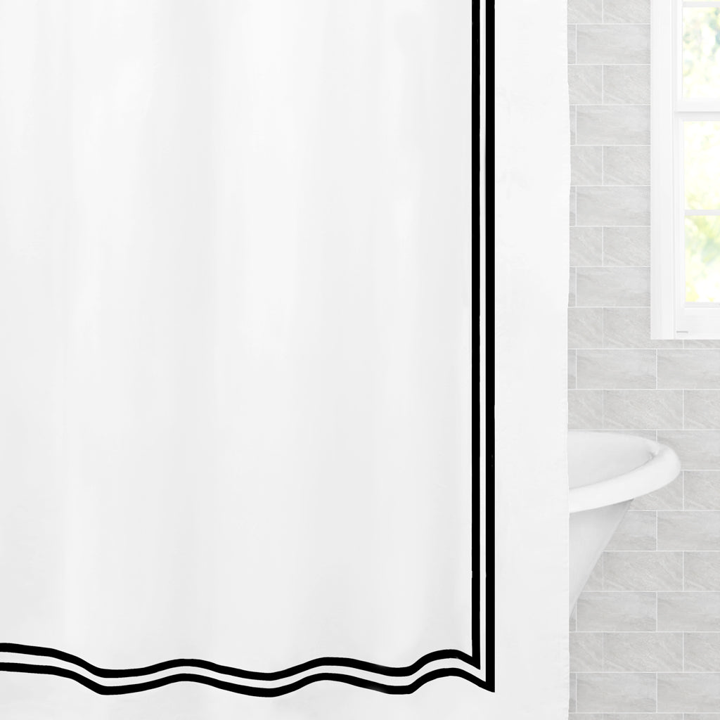 The Black Framed Shower Curtain