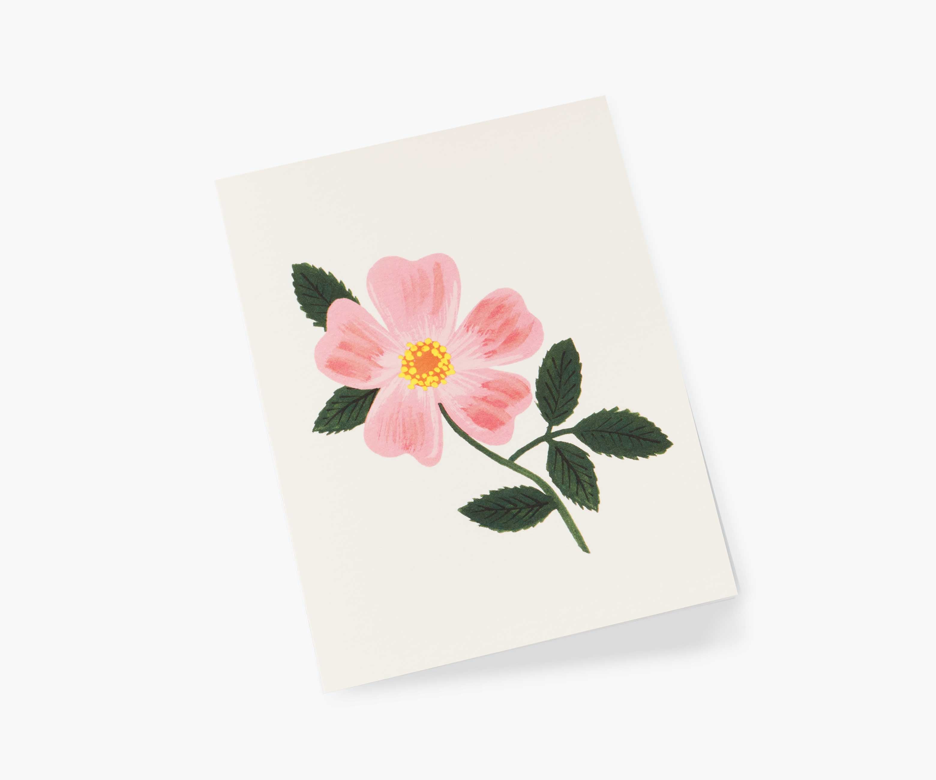 Wild Prairie Rose Greeting Card