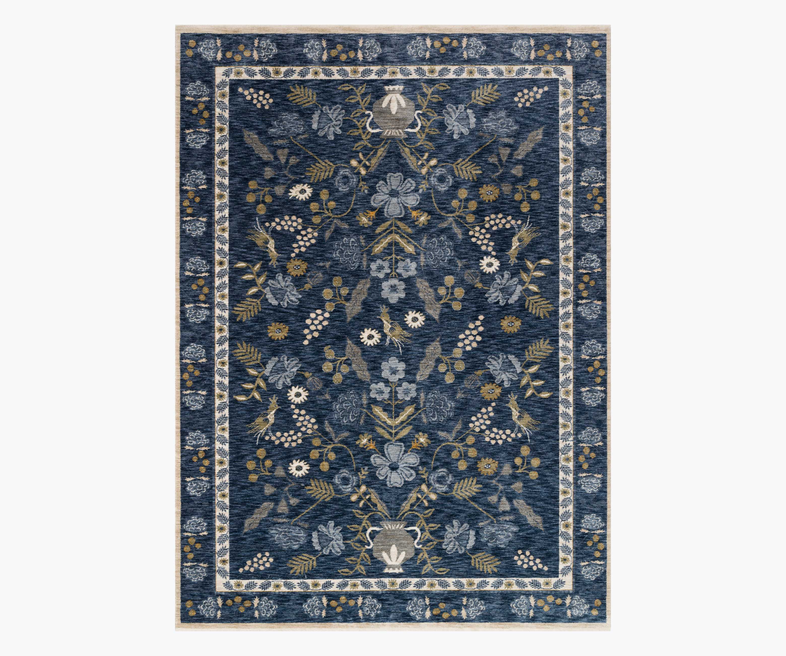 Kismet Amphora Power-Loomed Rug - Navy