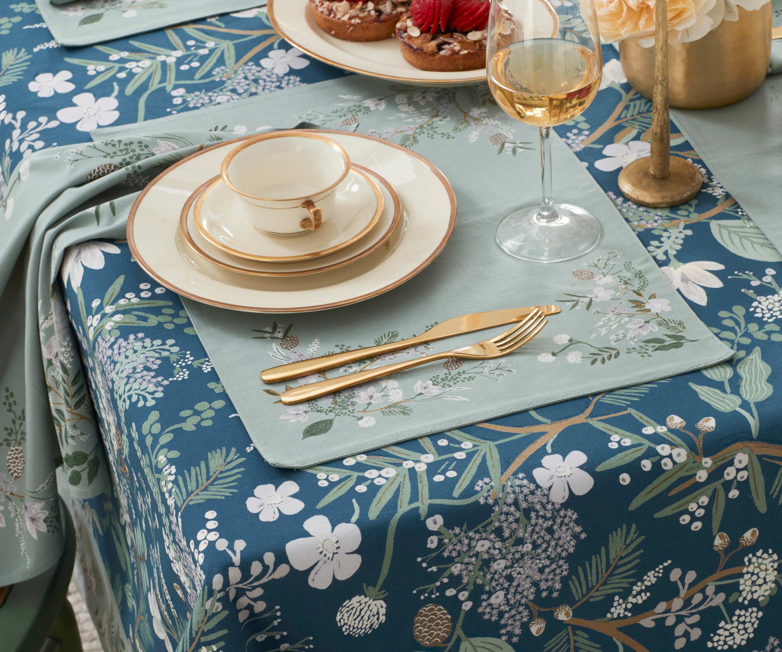 Cotton Placemats - Juniper Forest