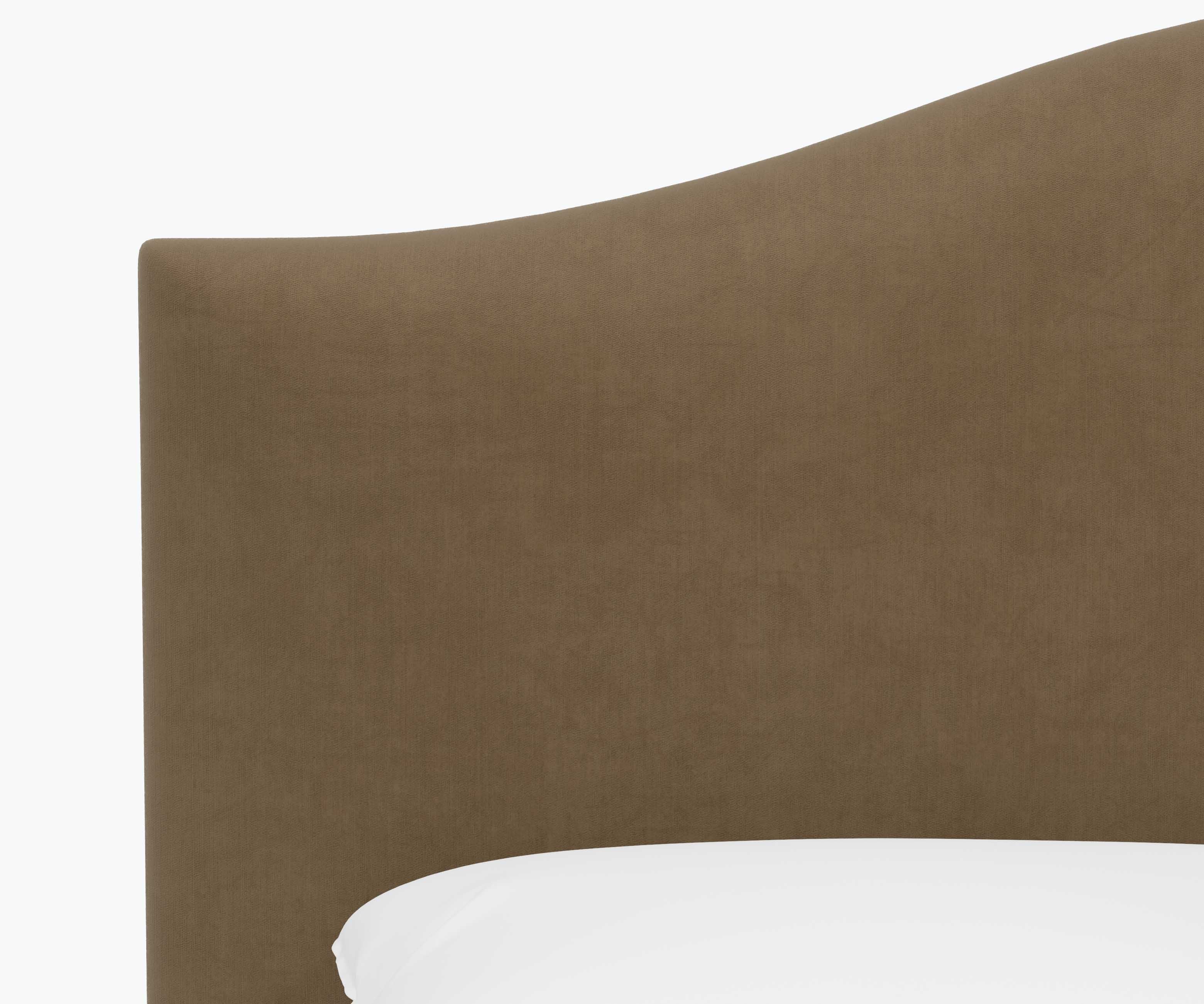 Mayfair Headboard - Walnut Velvet