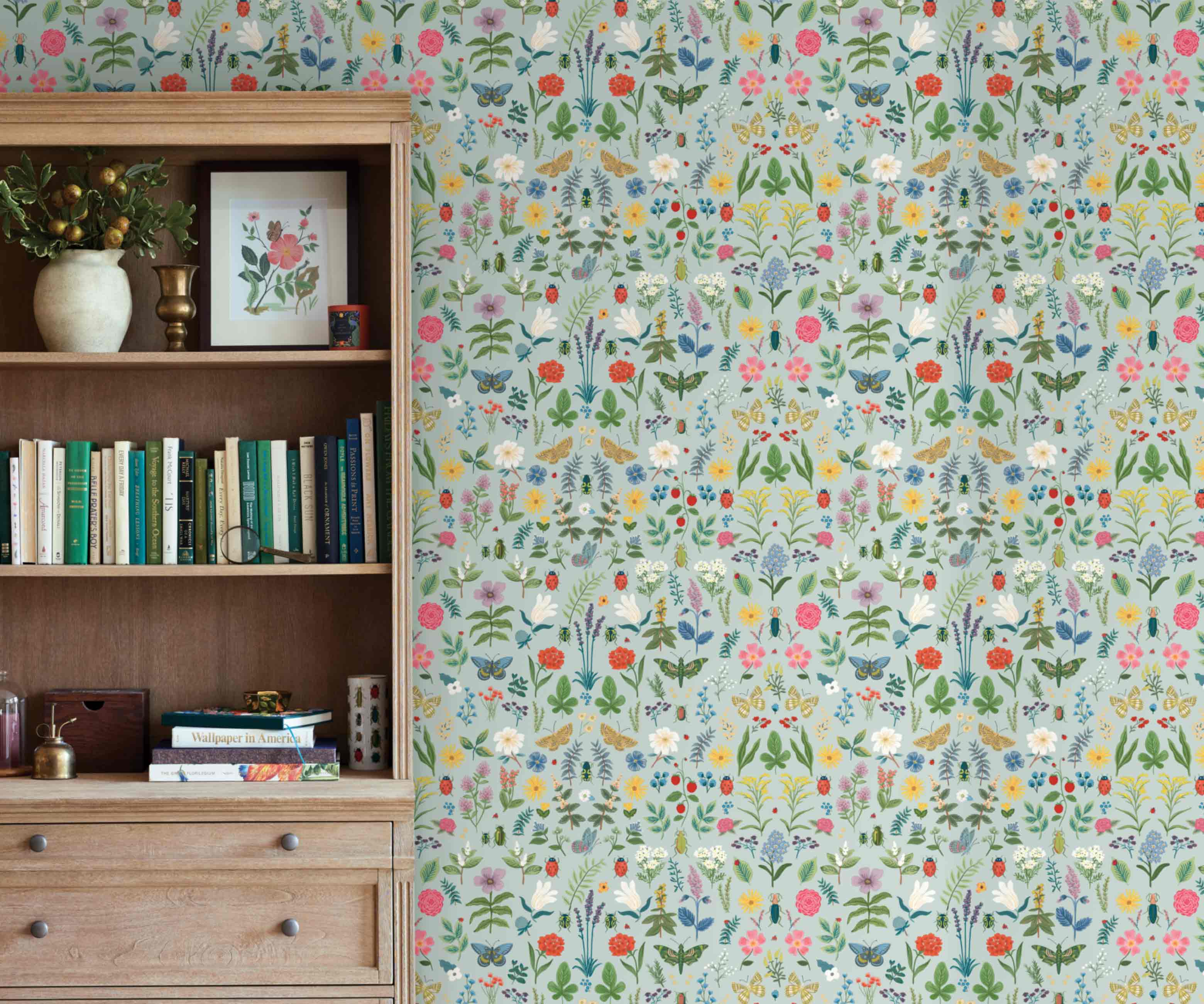 Curio Peel & Stick Wallpaper - Mint