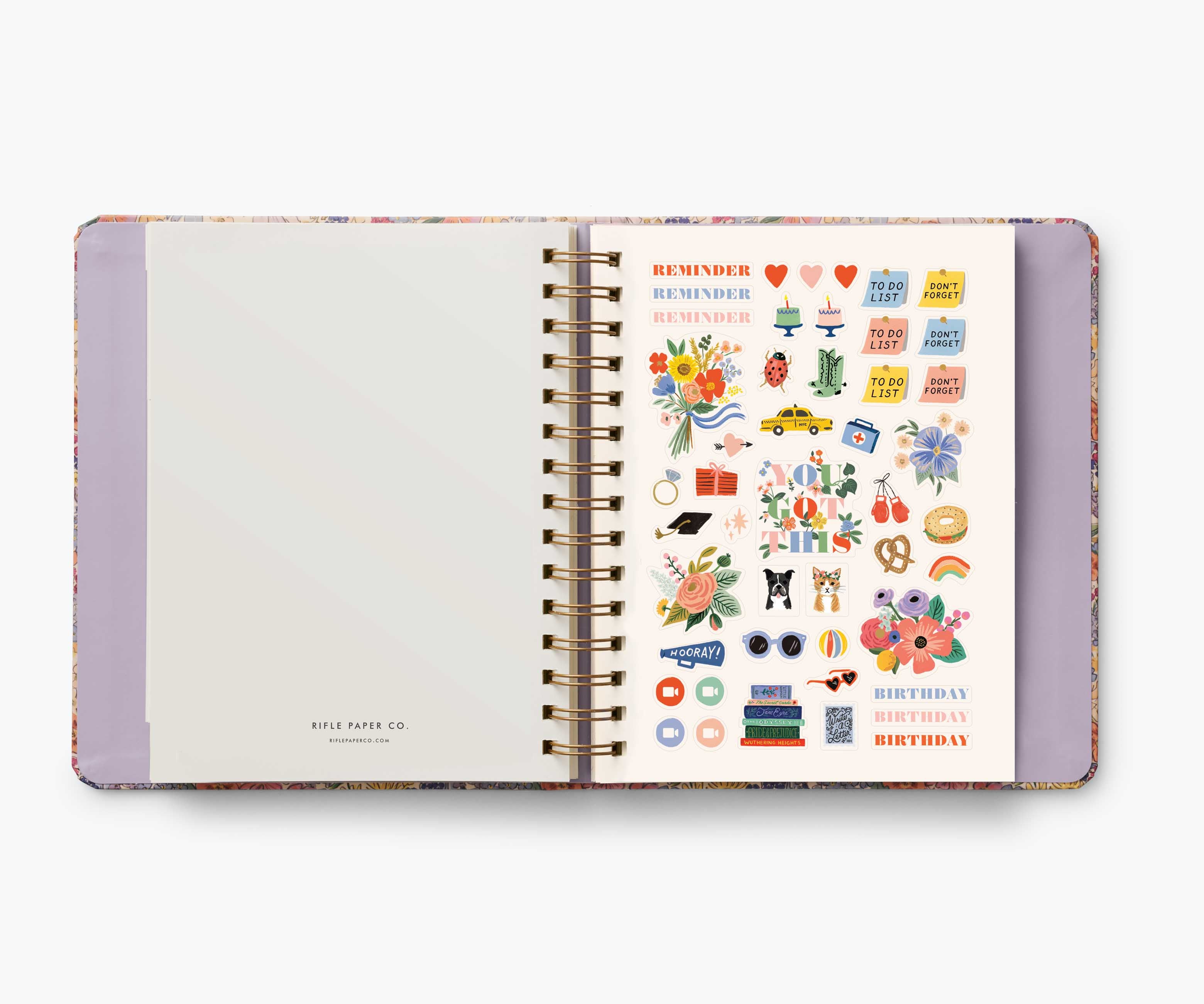 2024-2025 17-Month Academic Covered Spiral Planner - Mimi