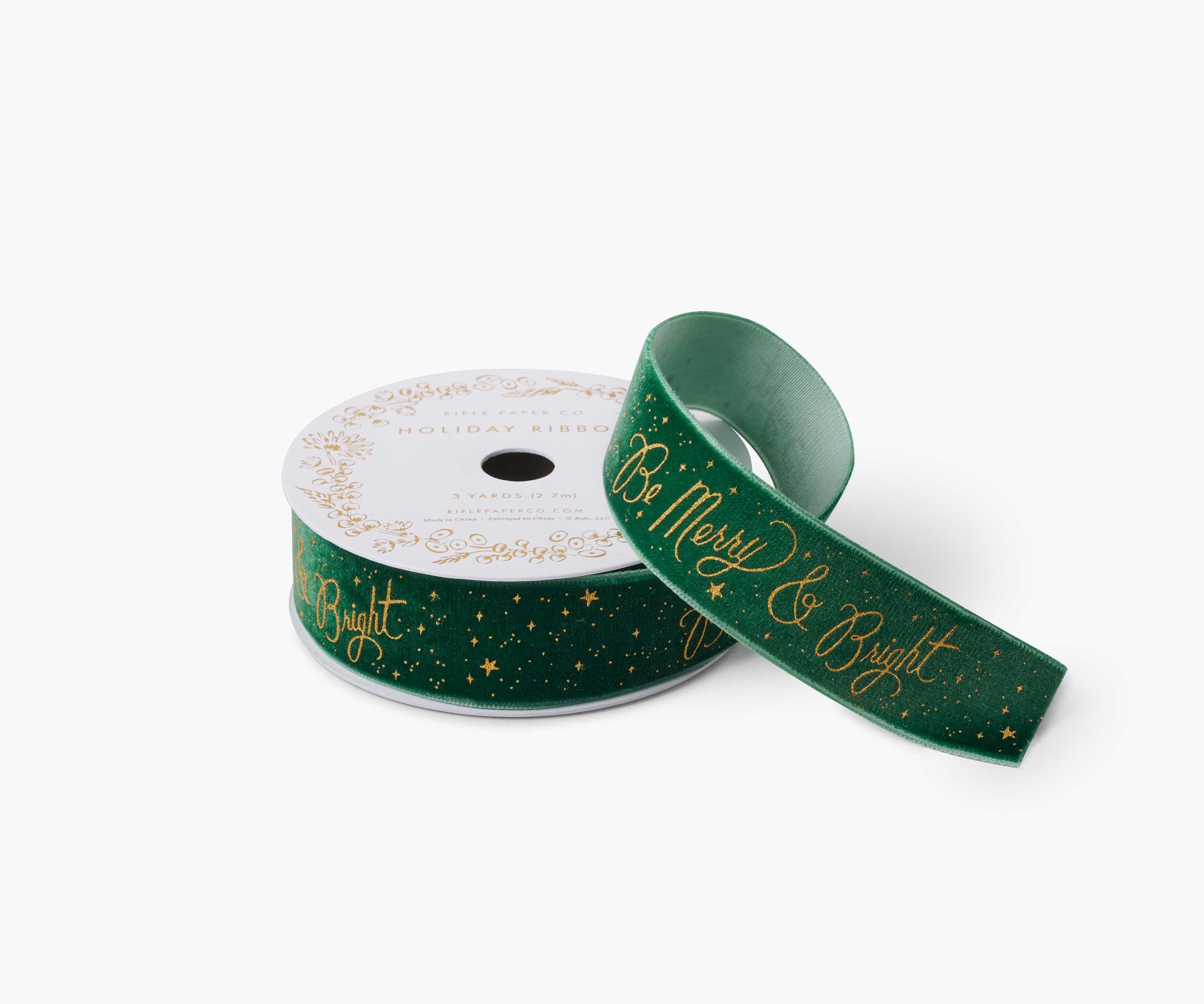 Ribbon Set of 5 - Be Merry And Bright