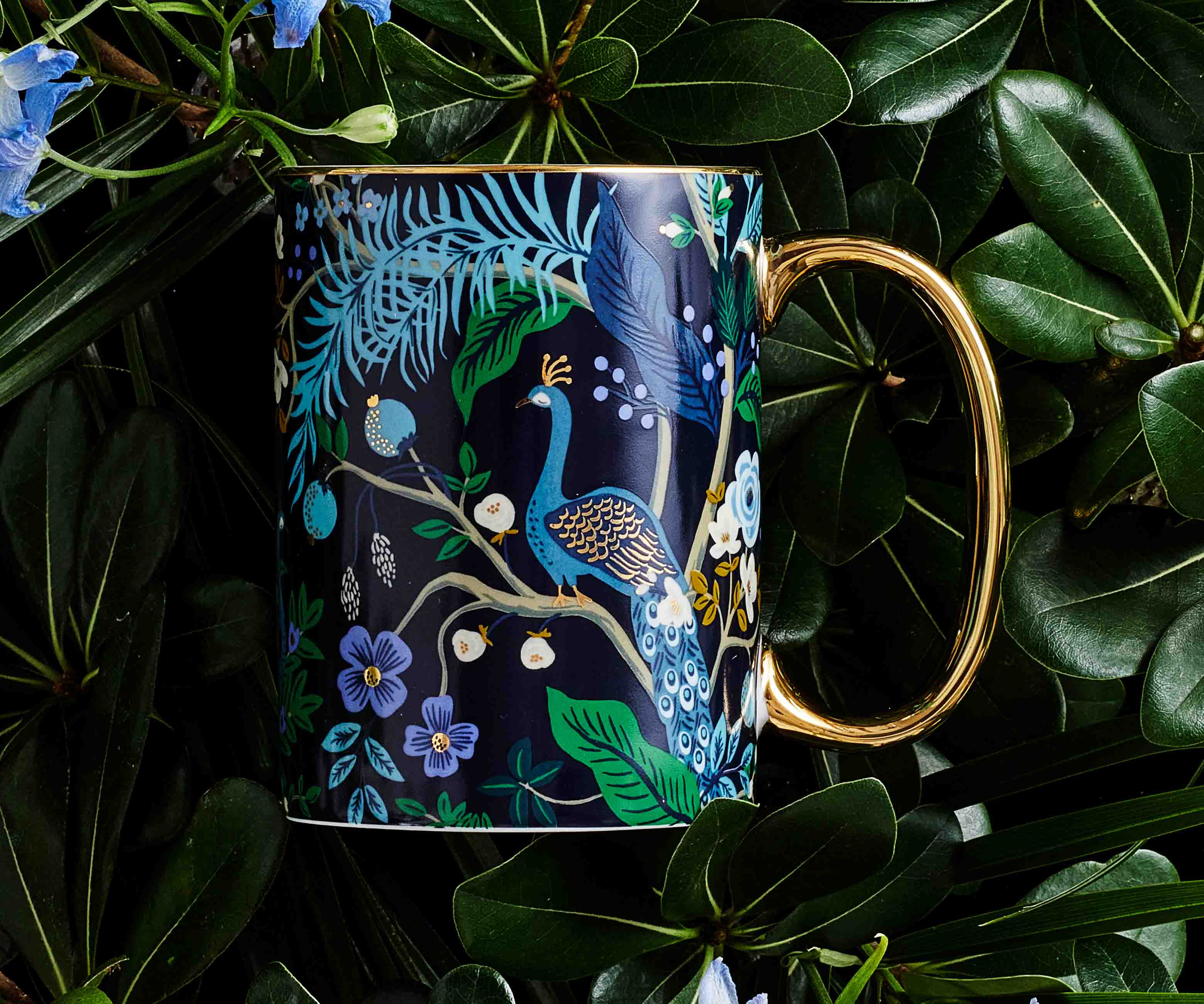 Porcelain Mug - Peacock