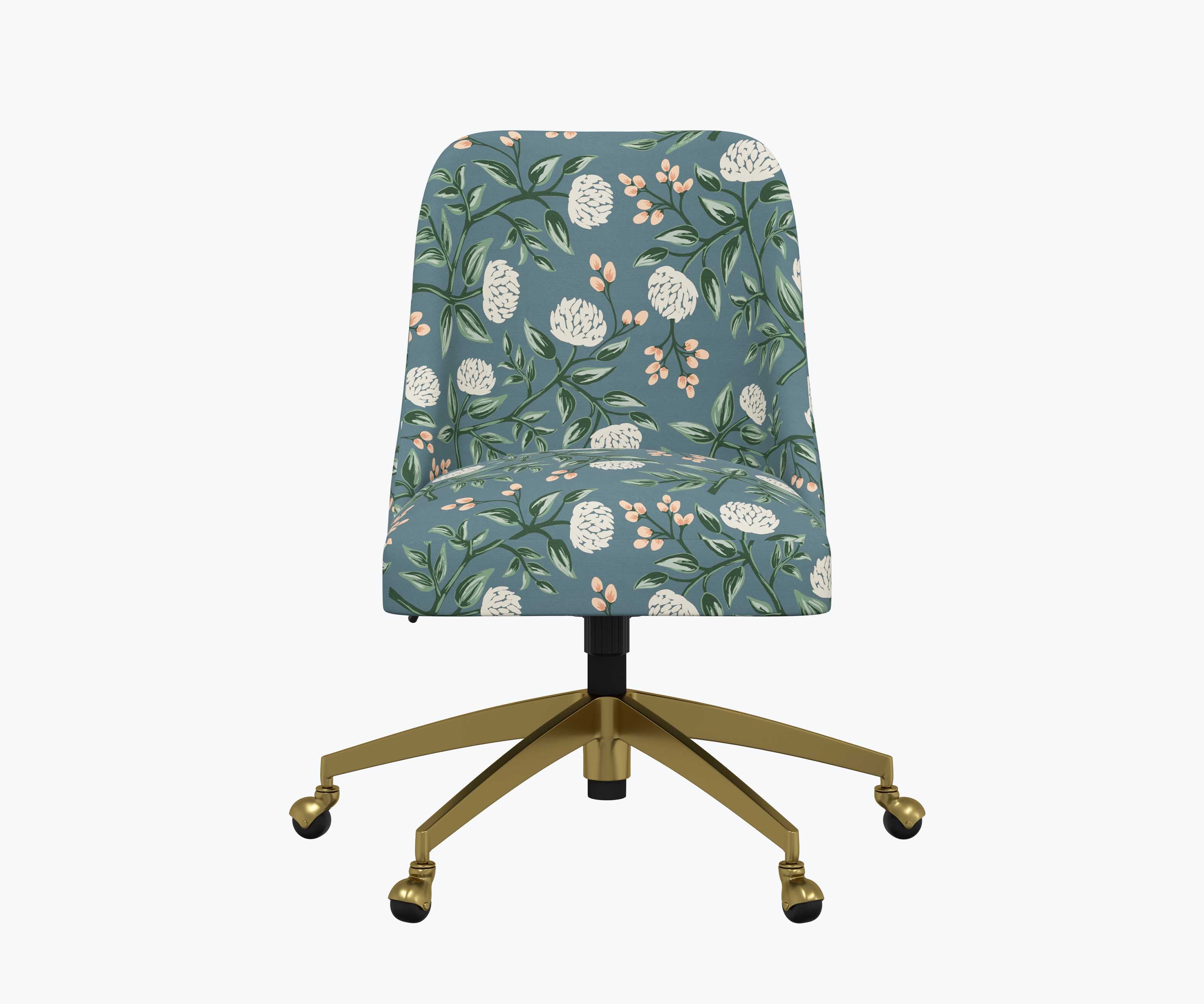 Oxford Desk Chair - Peonies