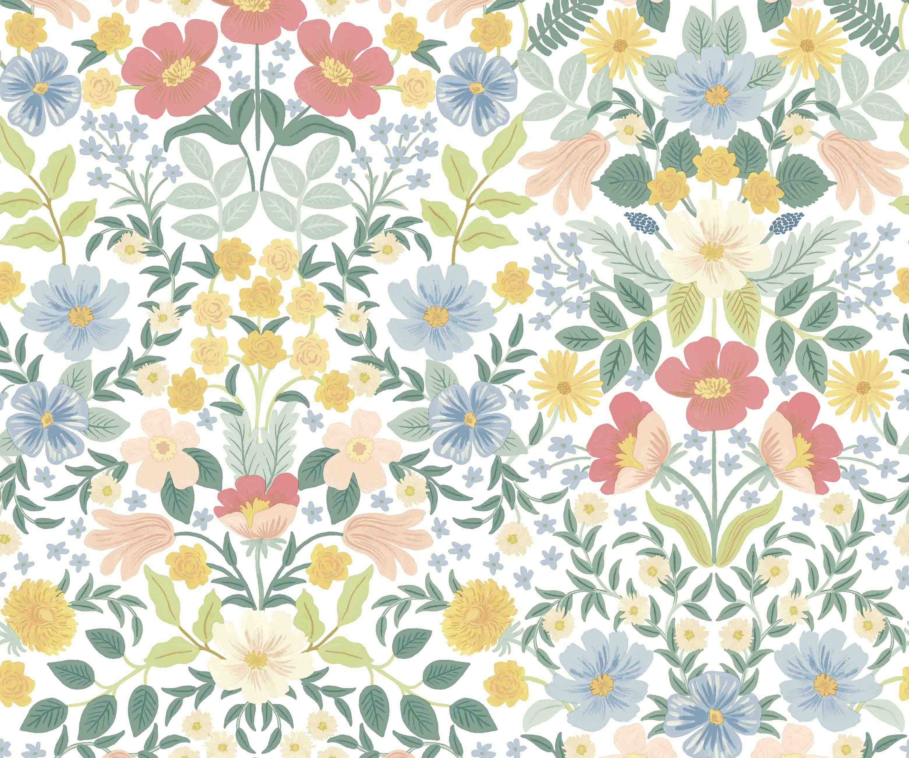 Bramble Garden Peel & Stick Wallpaper - Pastel Multi