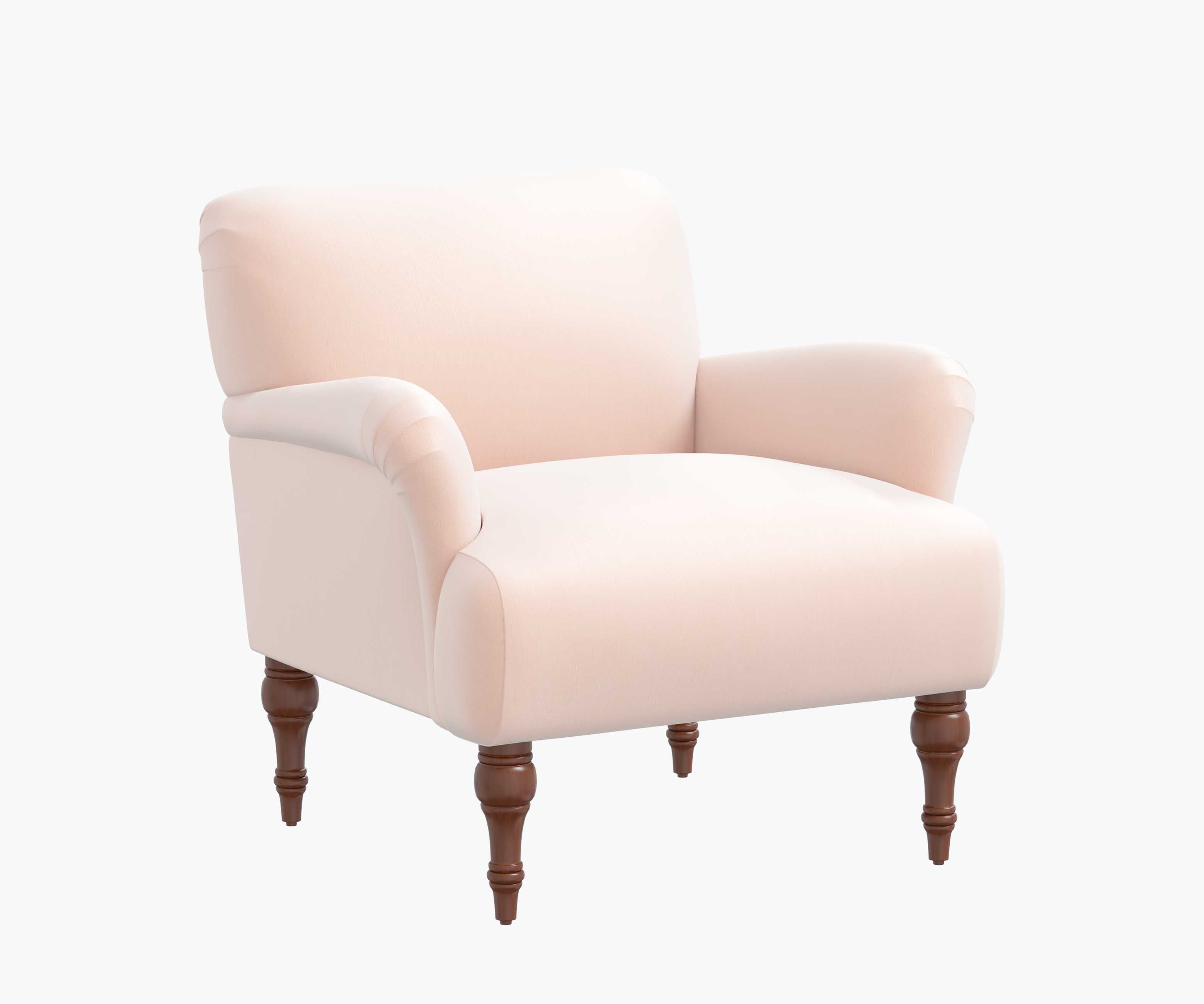 Bristol Armchair - Blush Velvet