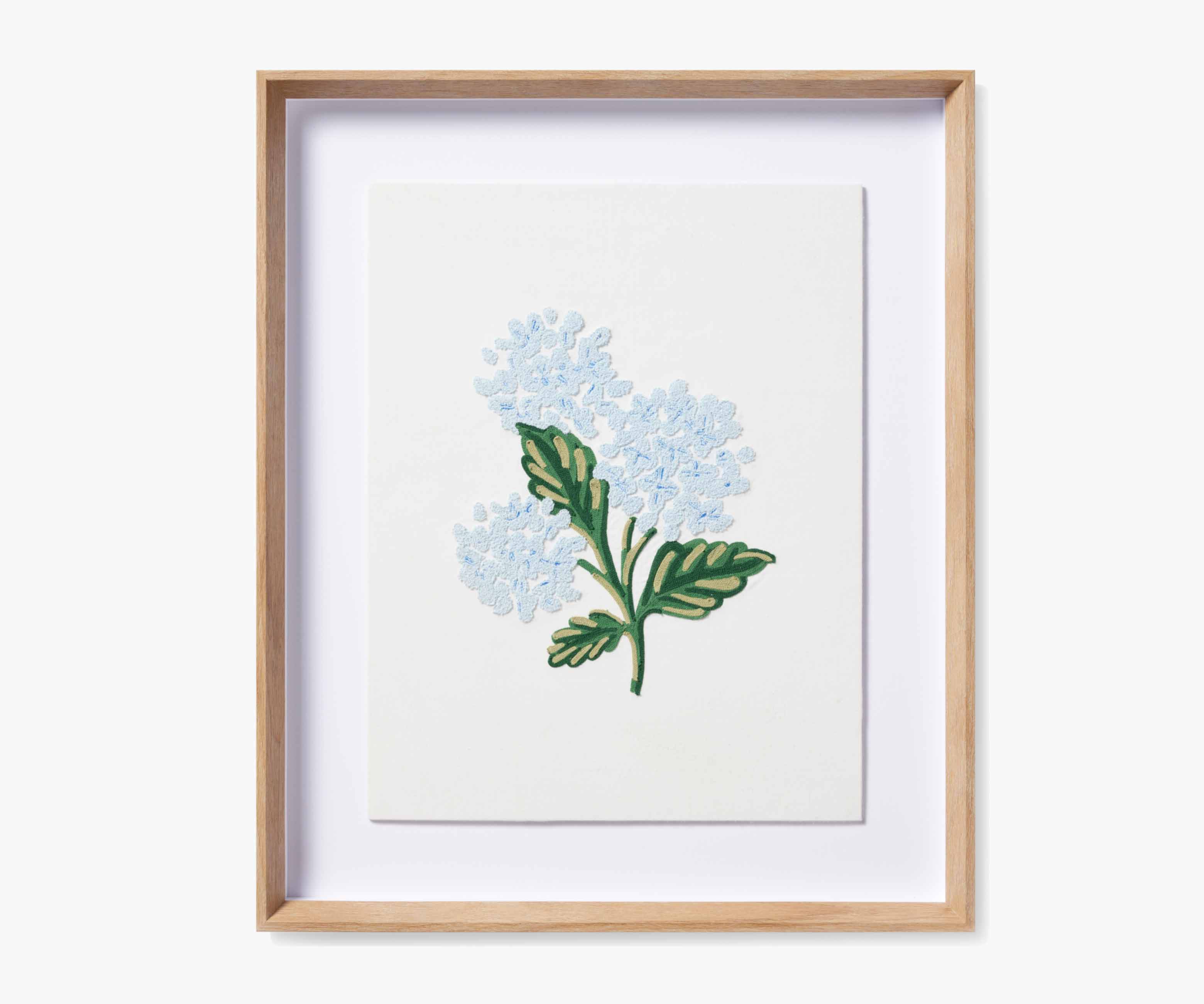 Hydrangea Framed Wall Art - Hydrangea Cream