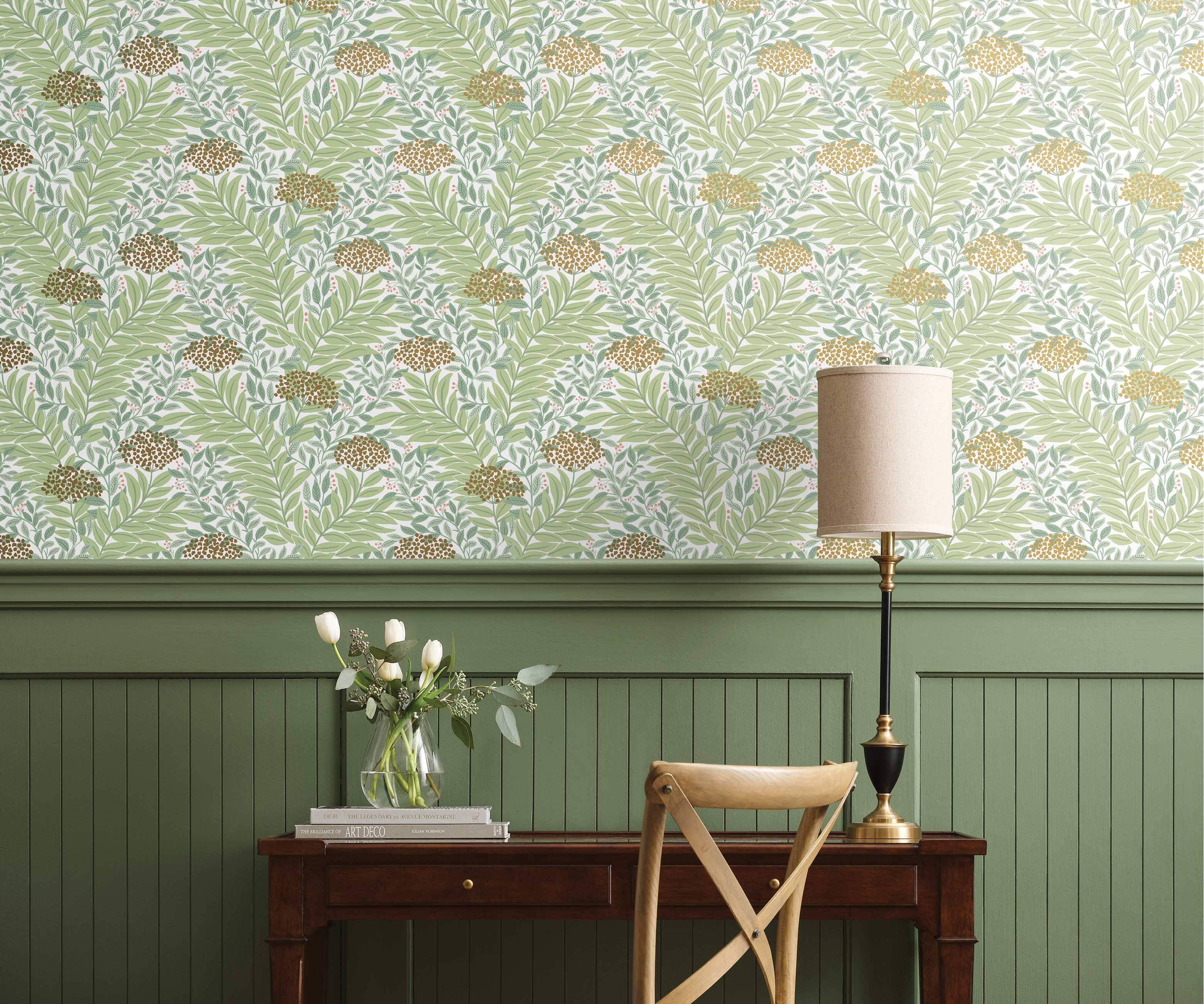 Highgrove Wallpaper Sample - White