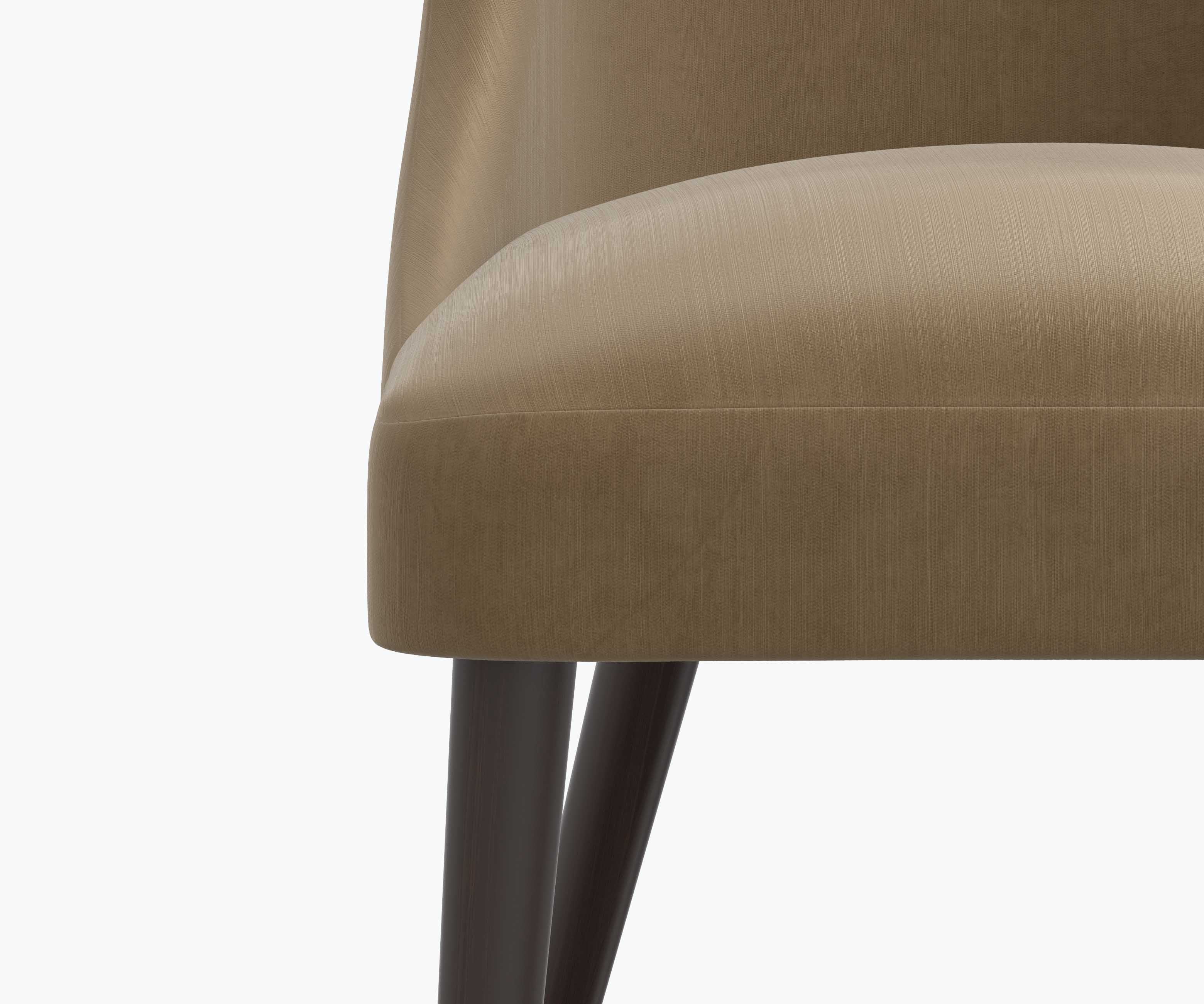 Clare Dining Chair - Walnut Velvet