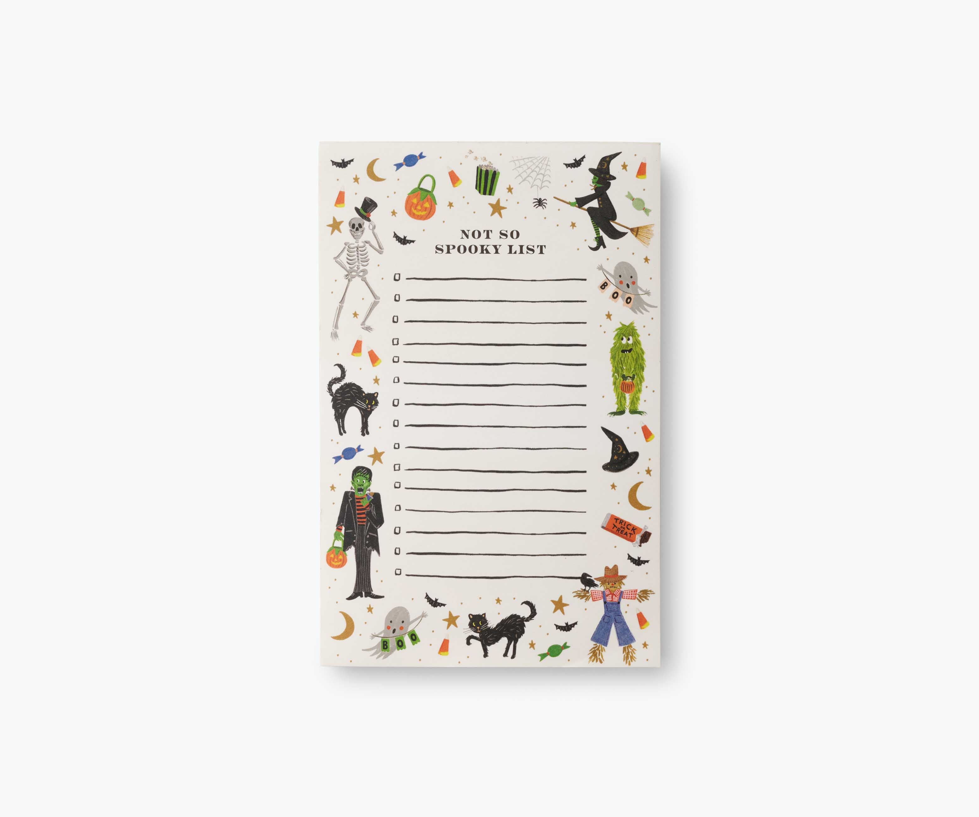 Checklist Notepad - Halloween Parade