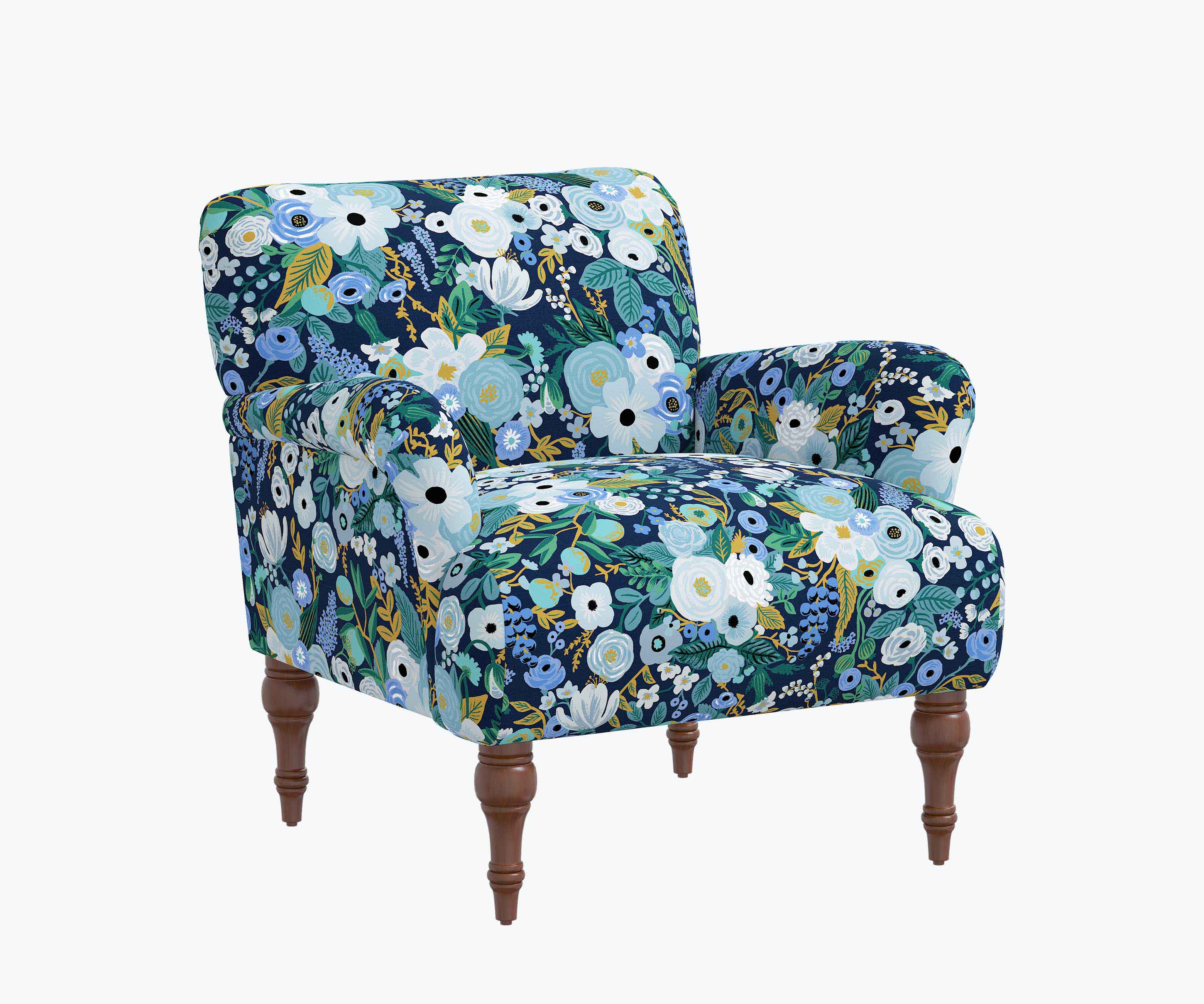 Bristol Armchair - Garden Party Blue