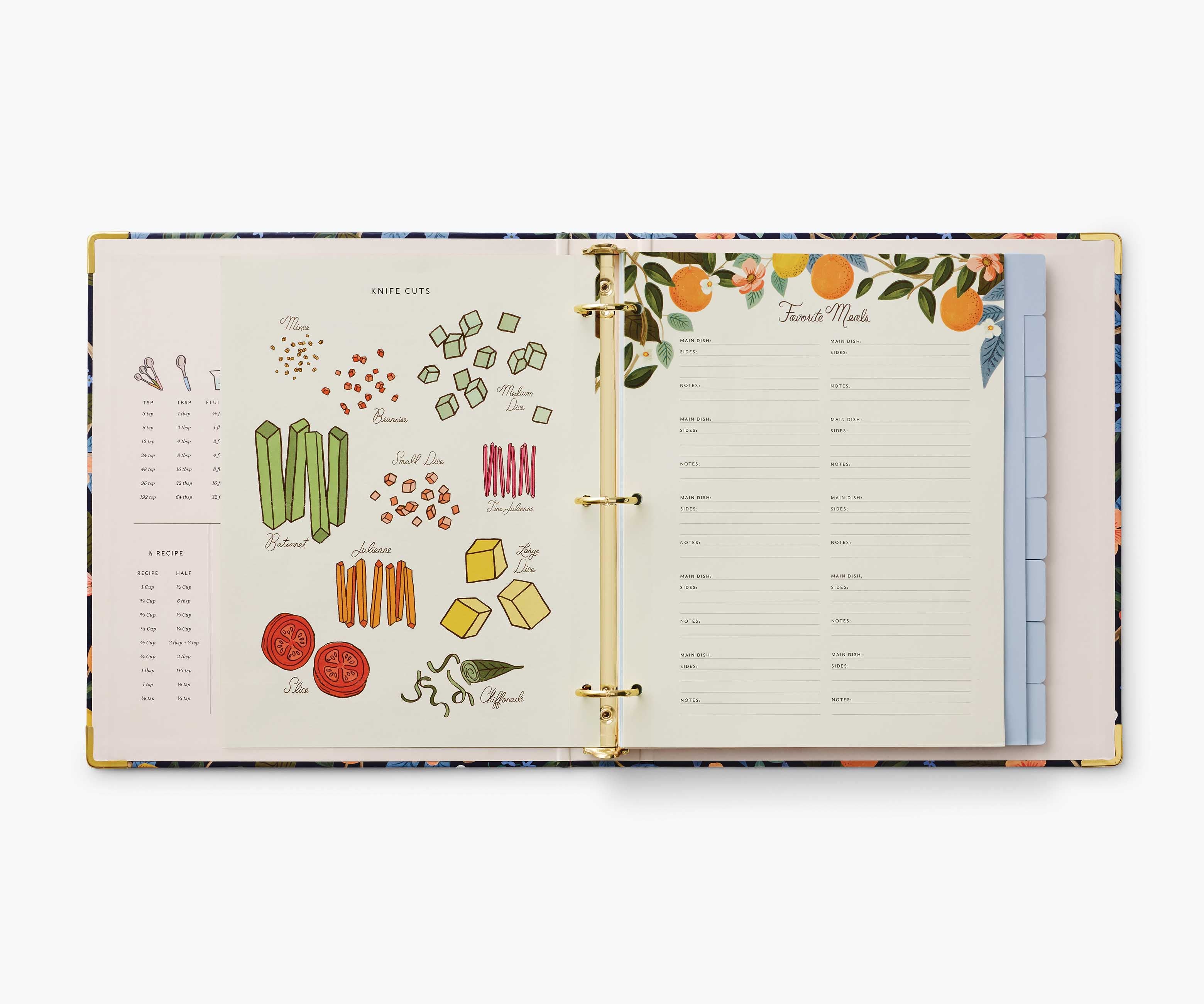 Recipe Binder - Citrus Grove