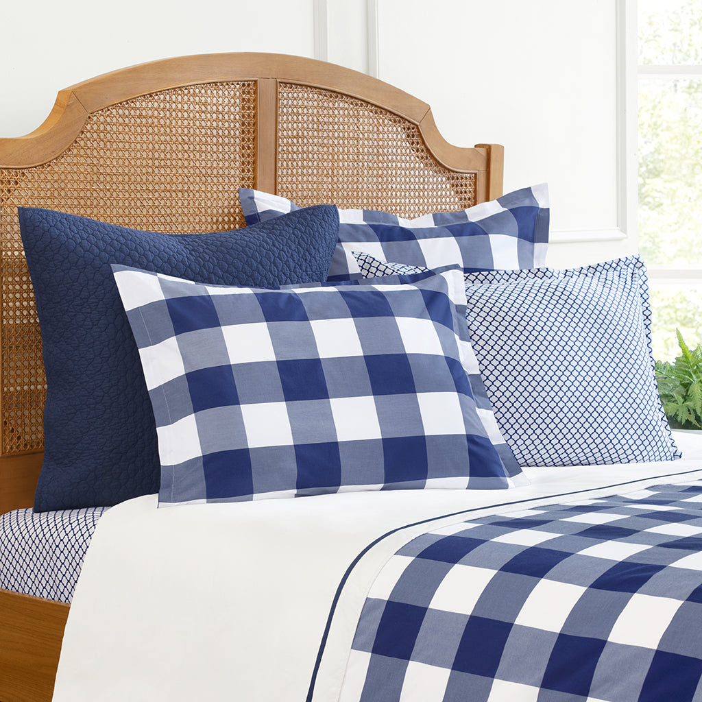 Dakota Navy Blue Duvet Cover