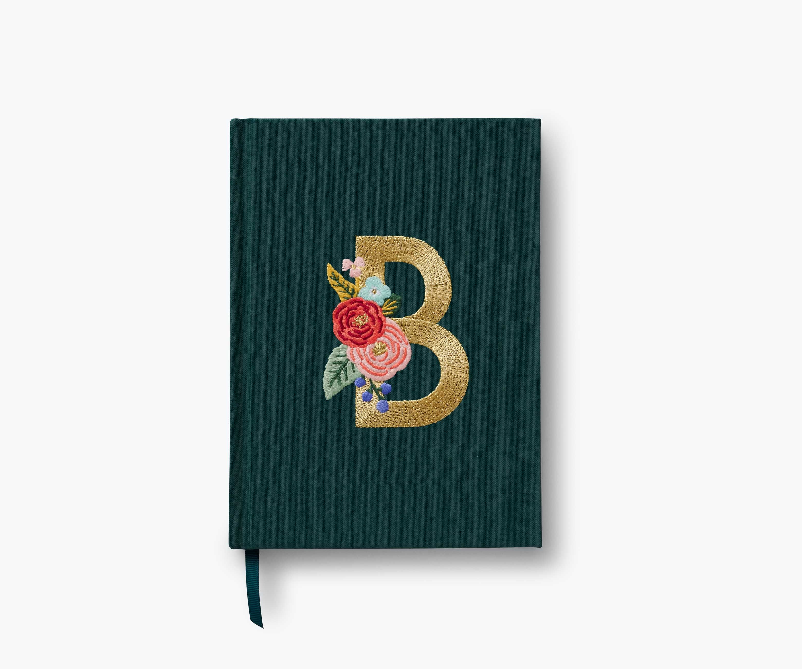 Embroidered Monogram Journal