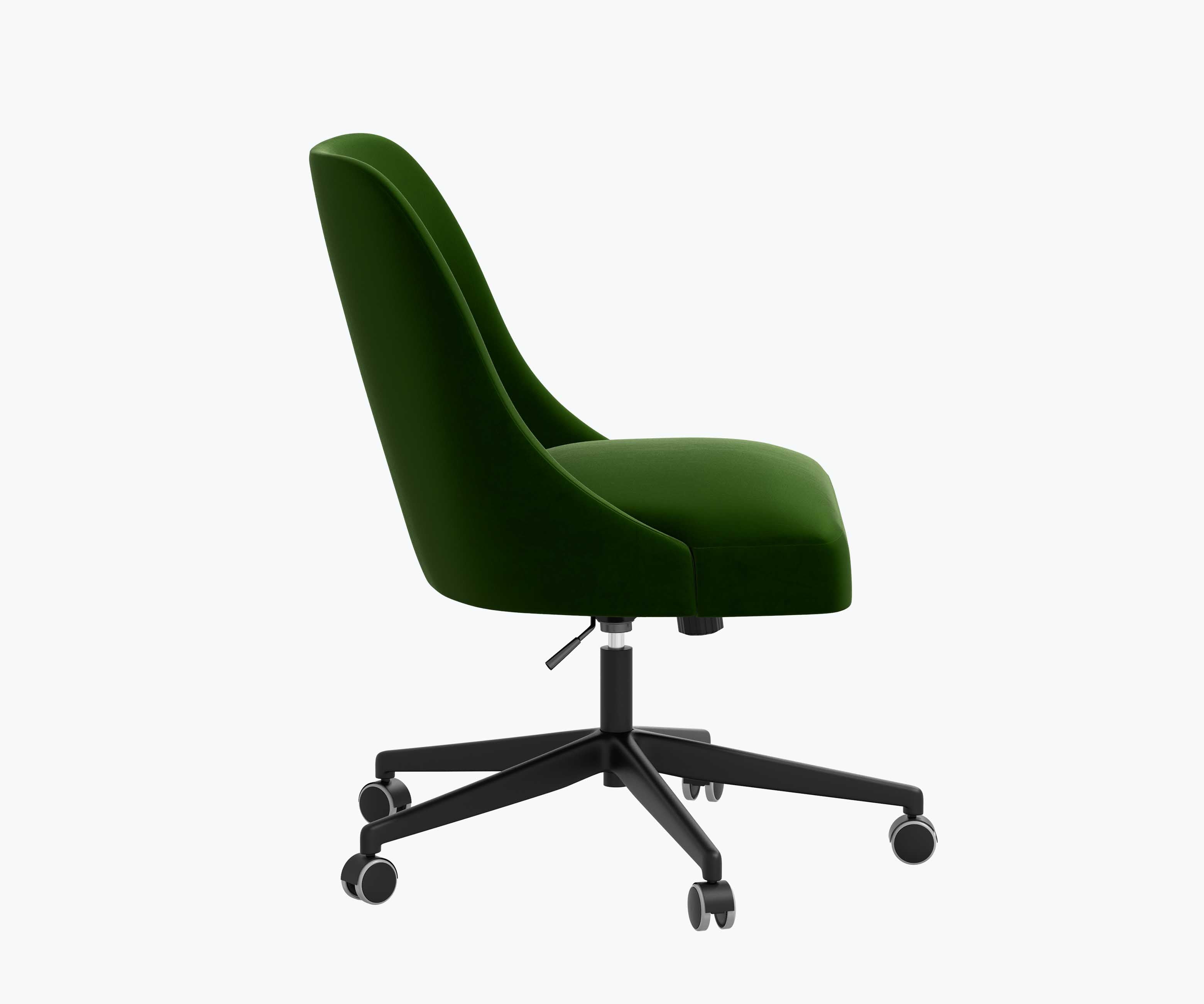 Oxford Desk Chair - Emerald Velvet