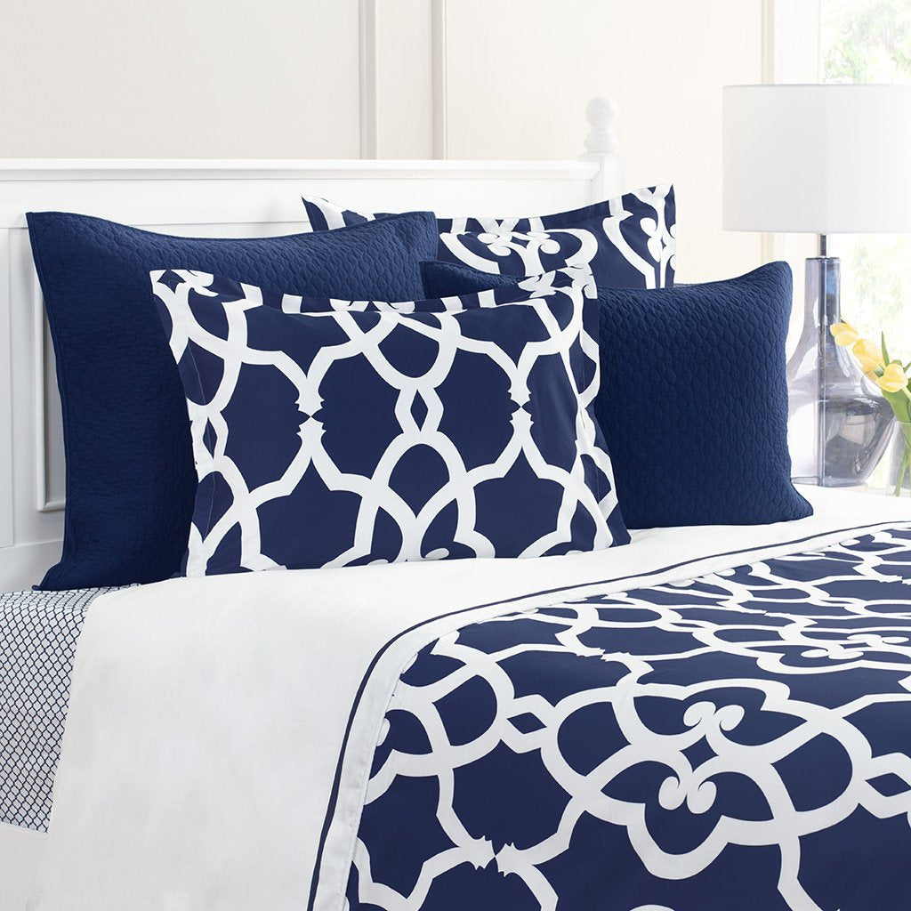 Navy Pacific Duvet Cover