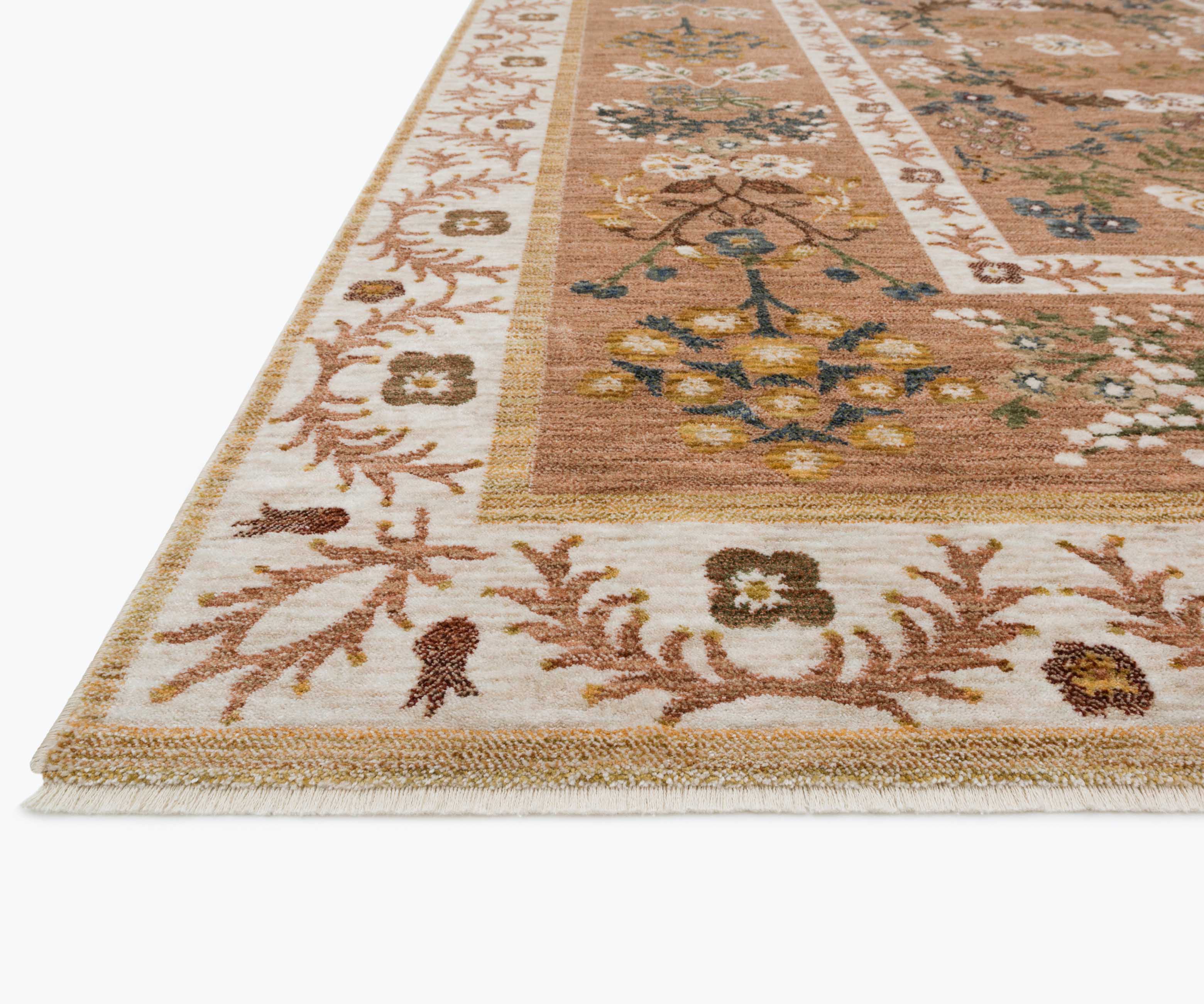 Kismet Arabesque Power Loomed Rug - Camel