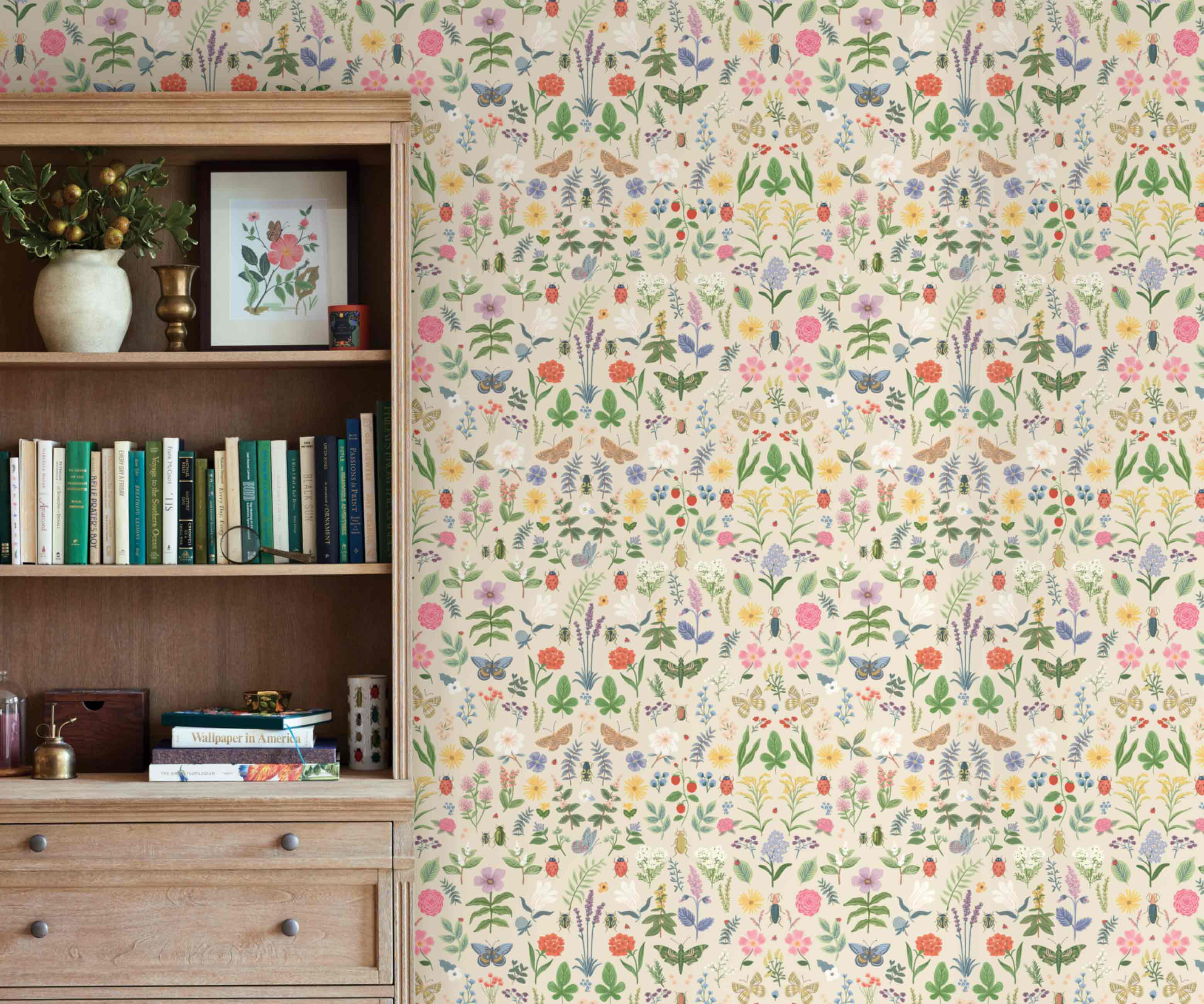 Curio Peel & Stick Wallpaper - Cream