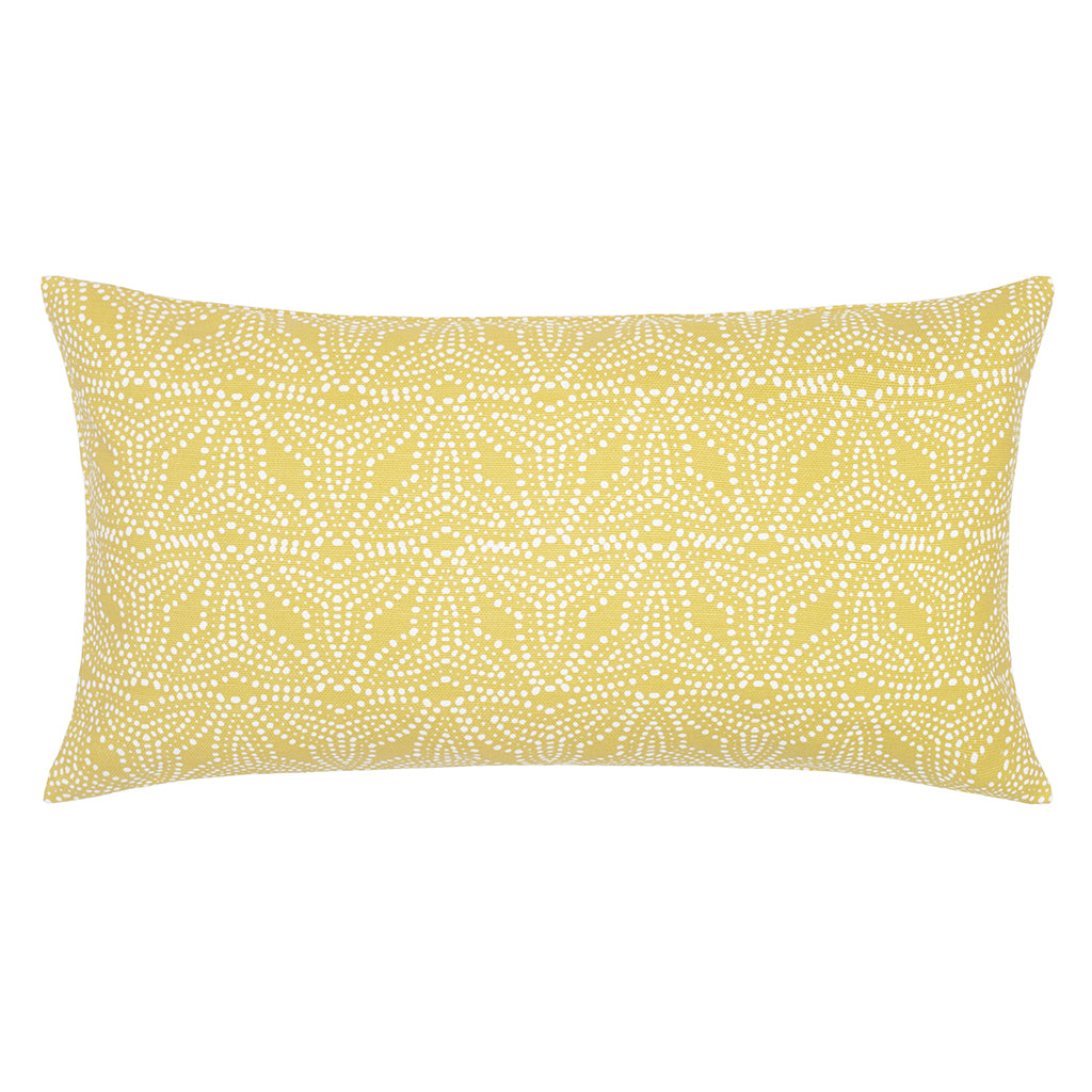 The Trillium Yellow Throw Pillow