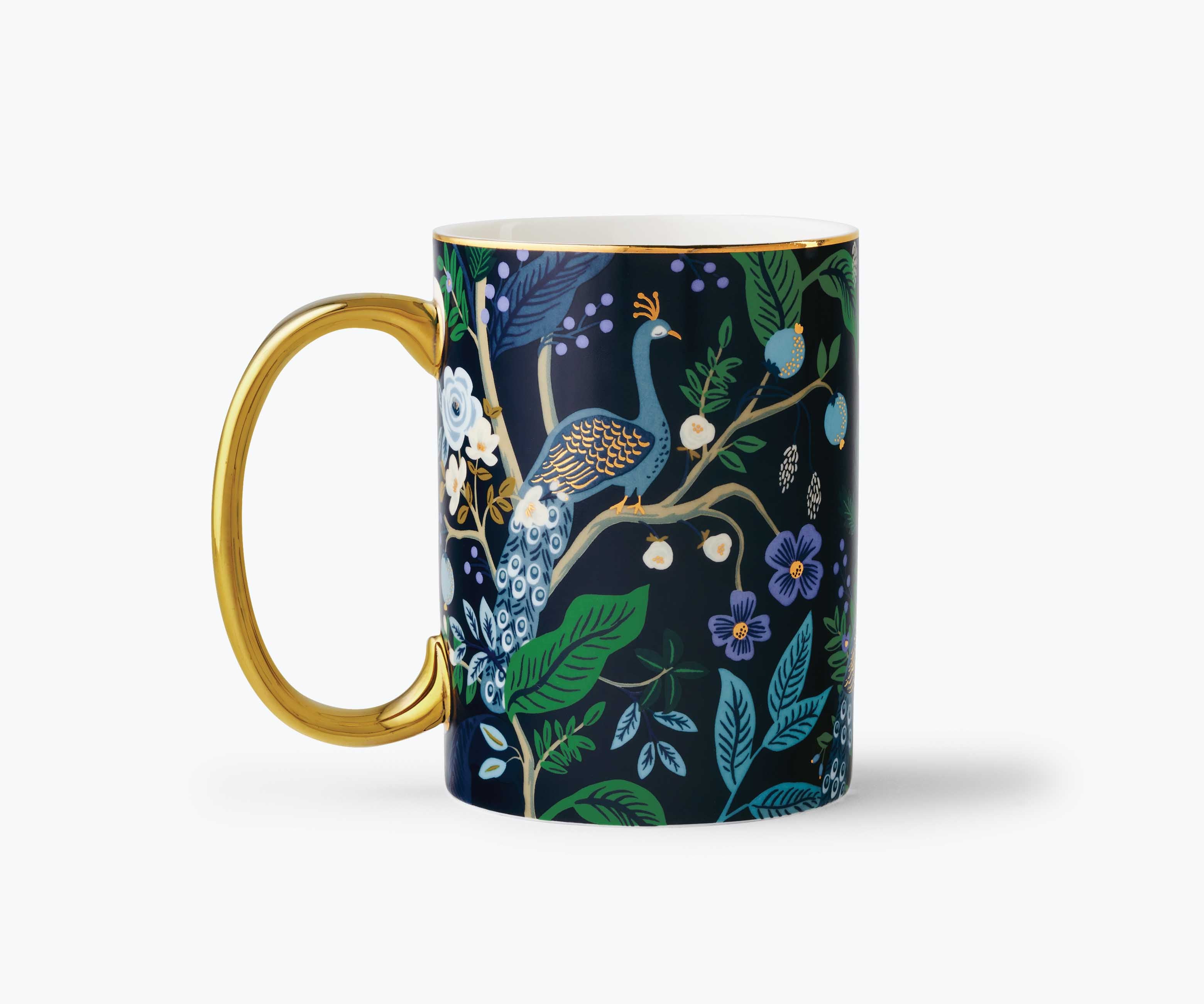 Porcelain Mug - Peacock